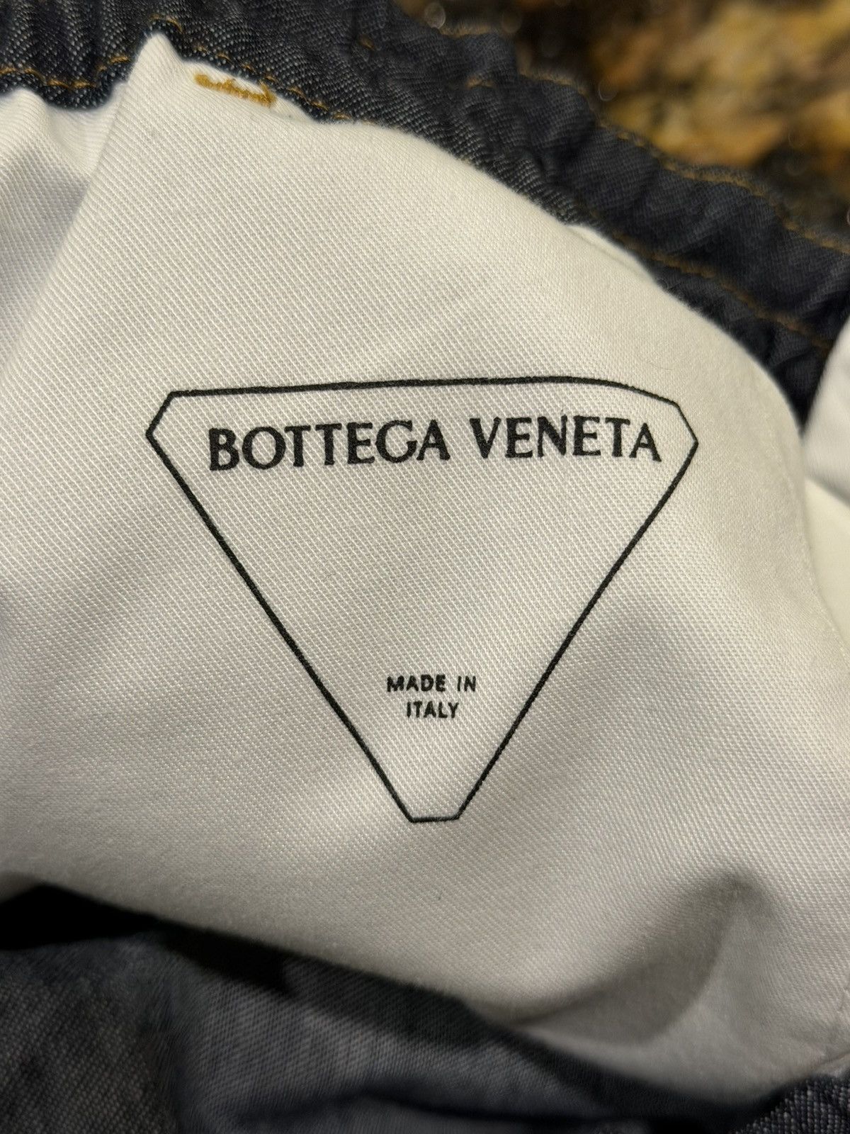 Bottega Veneta Bottega Veneta Elastic Waist V-Stitch Indigo Denim Trousers Size US 34 / EU 50 - 10 Thumbnail