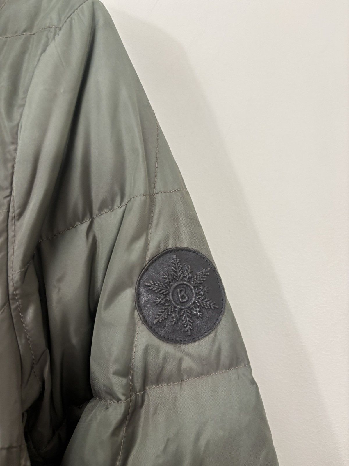 Bogner Bogner Willy Limonta Women’s Khaki Down Puffer Jacket Coat Size M / US 6-8 / IT 42-44 - 6 Thumbnail