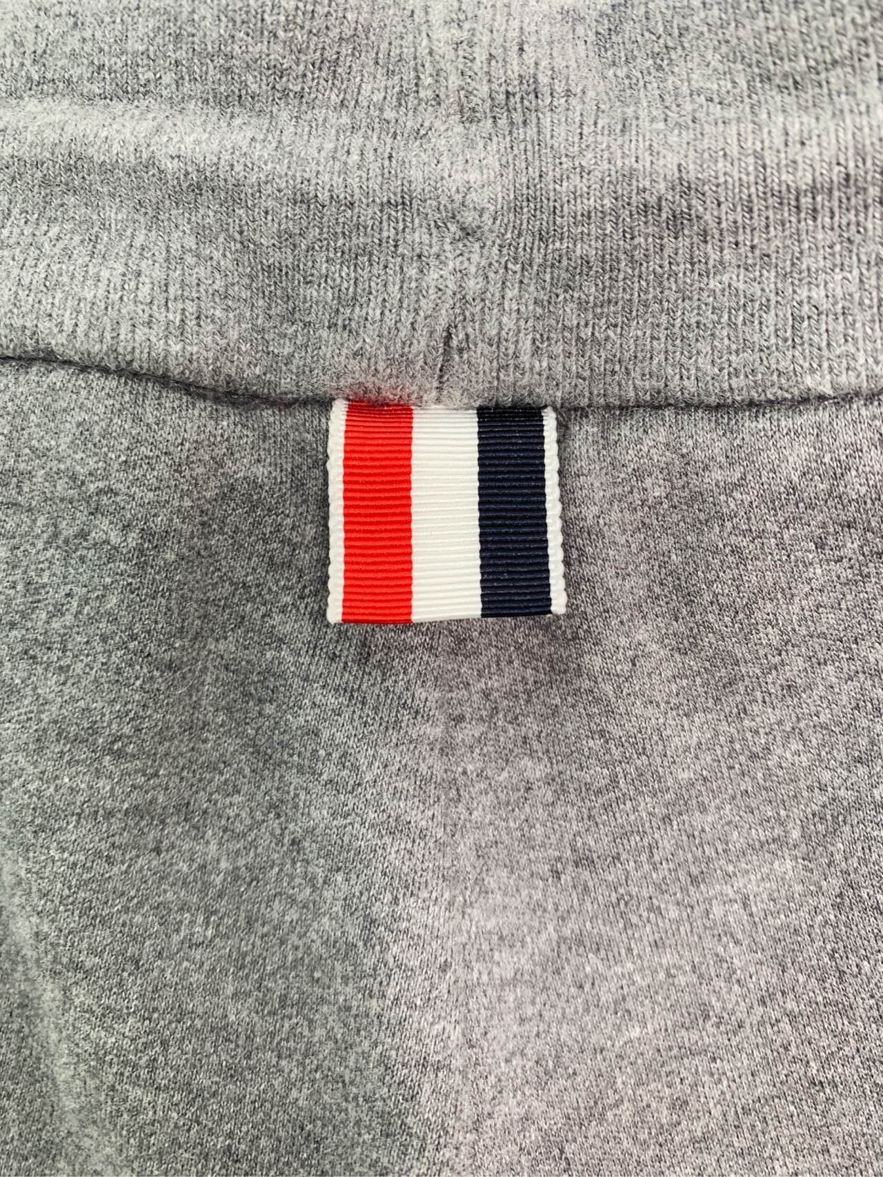 Thom Browne Thom Browne Grey Side Stripe Cotton Cuffed Sweatpants K26WX Size US 32 / EU 48 - 6 Thumbnail