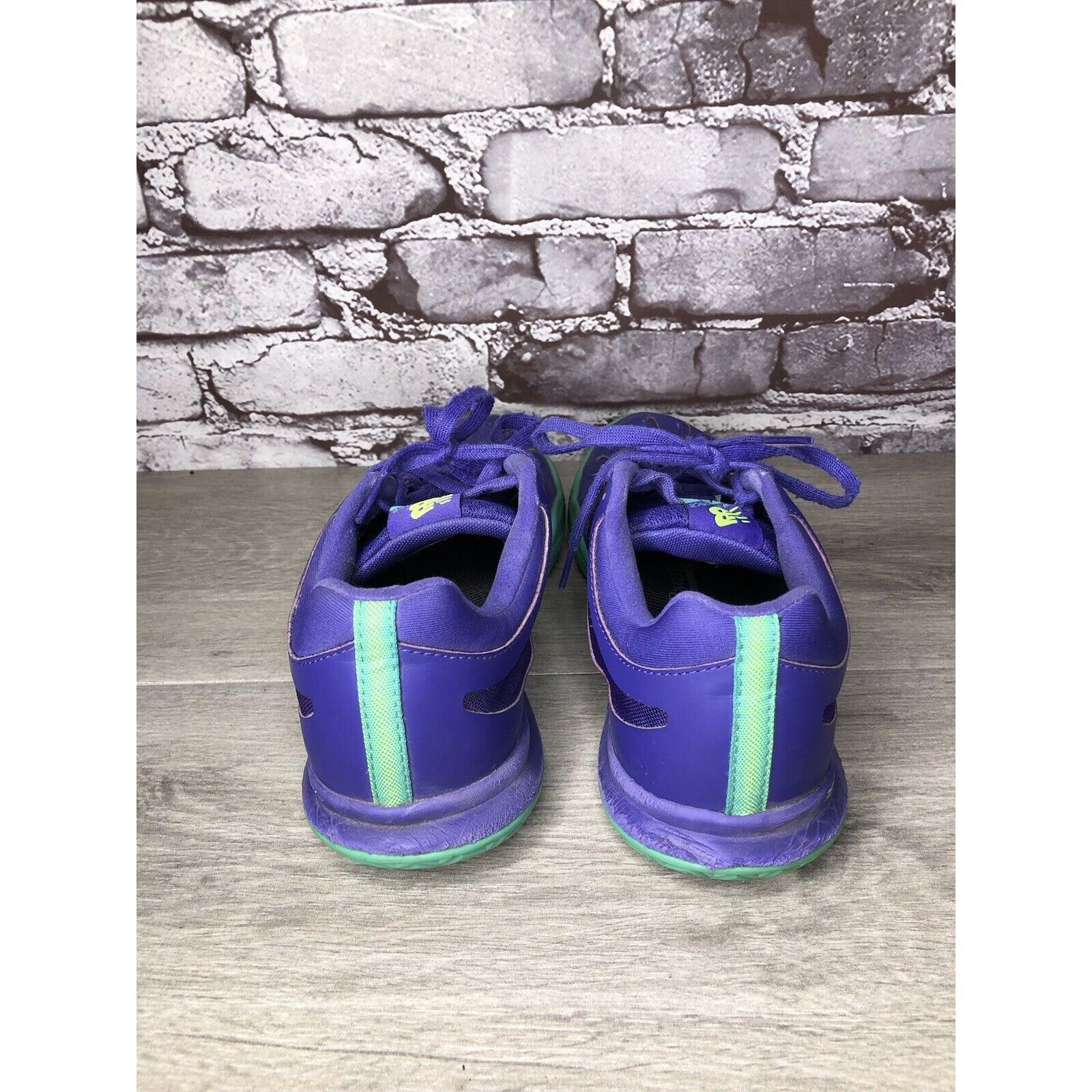 New Balance New Balance WC60PT1 60 Purple Green Lace Up Running Shoes Wo Size US 10 / IT 40 - 4 Thumbnail