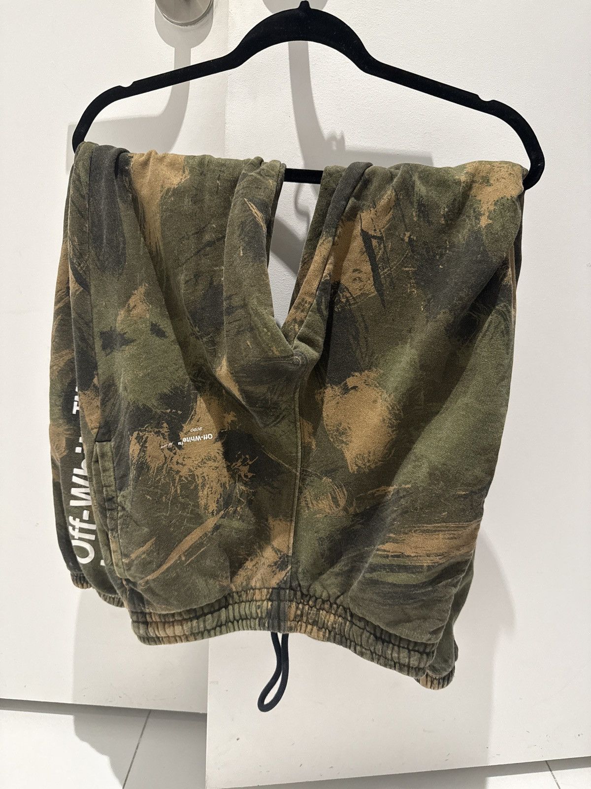 Off-White Camo Off White Sweatpants Size US 28 / EU 44 - 5 Thumbnail