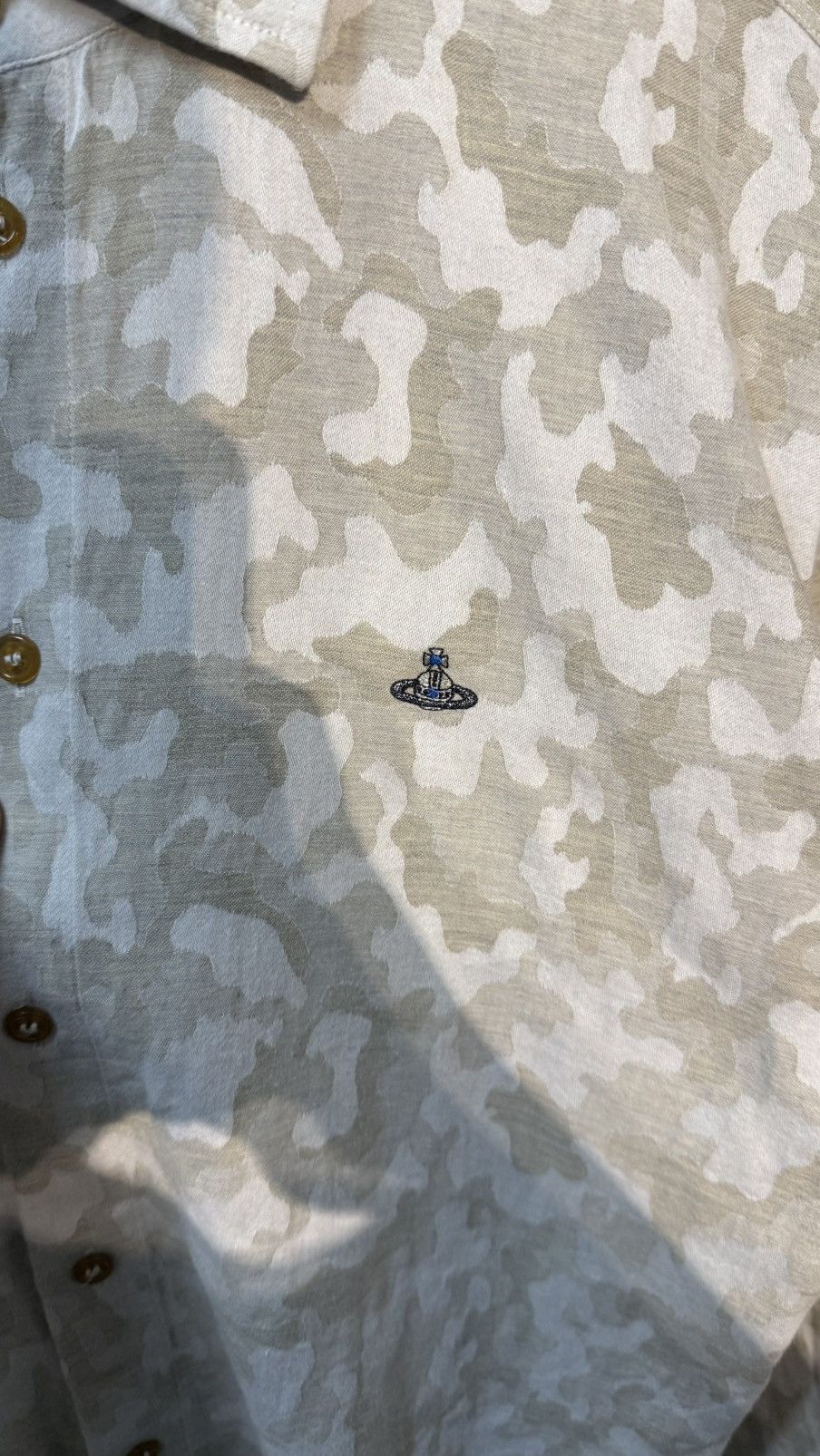 Vivienne Westwood VIVIENNE WESTWOOD CAMOUFLAGE DESIGN BUTTON UP SHIRT Size US L / EU 52-54 / 3 - 3 Thumbnail