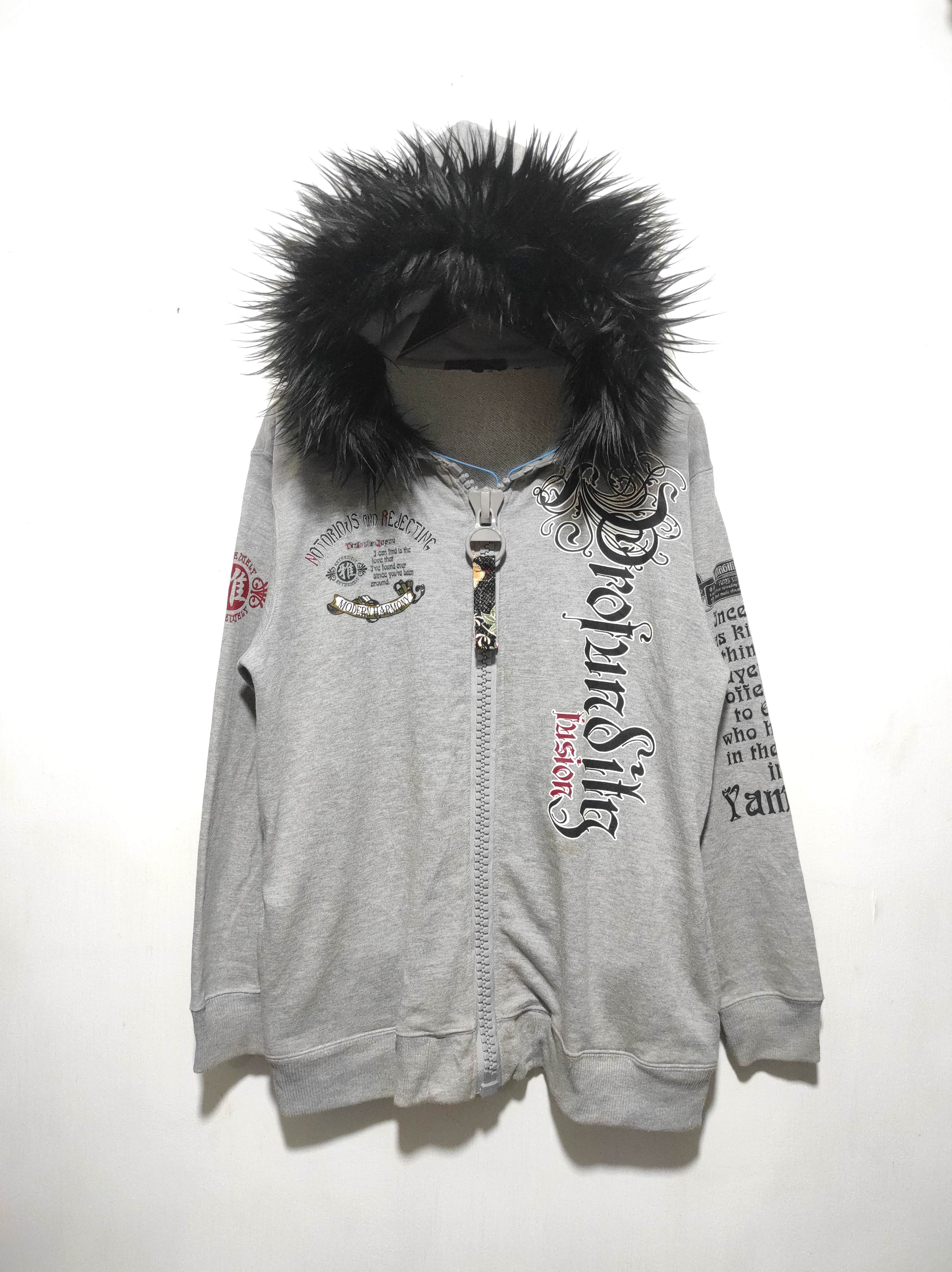 Japanese Brand Profundity Fusion Modern Harmony big zip fur hoodie Size US L / EU 52-54 / 3 - 3 Thumbnail