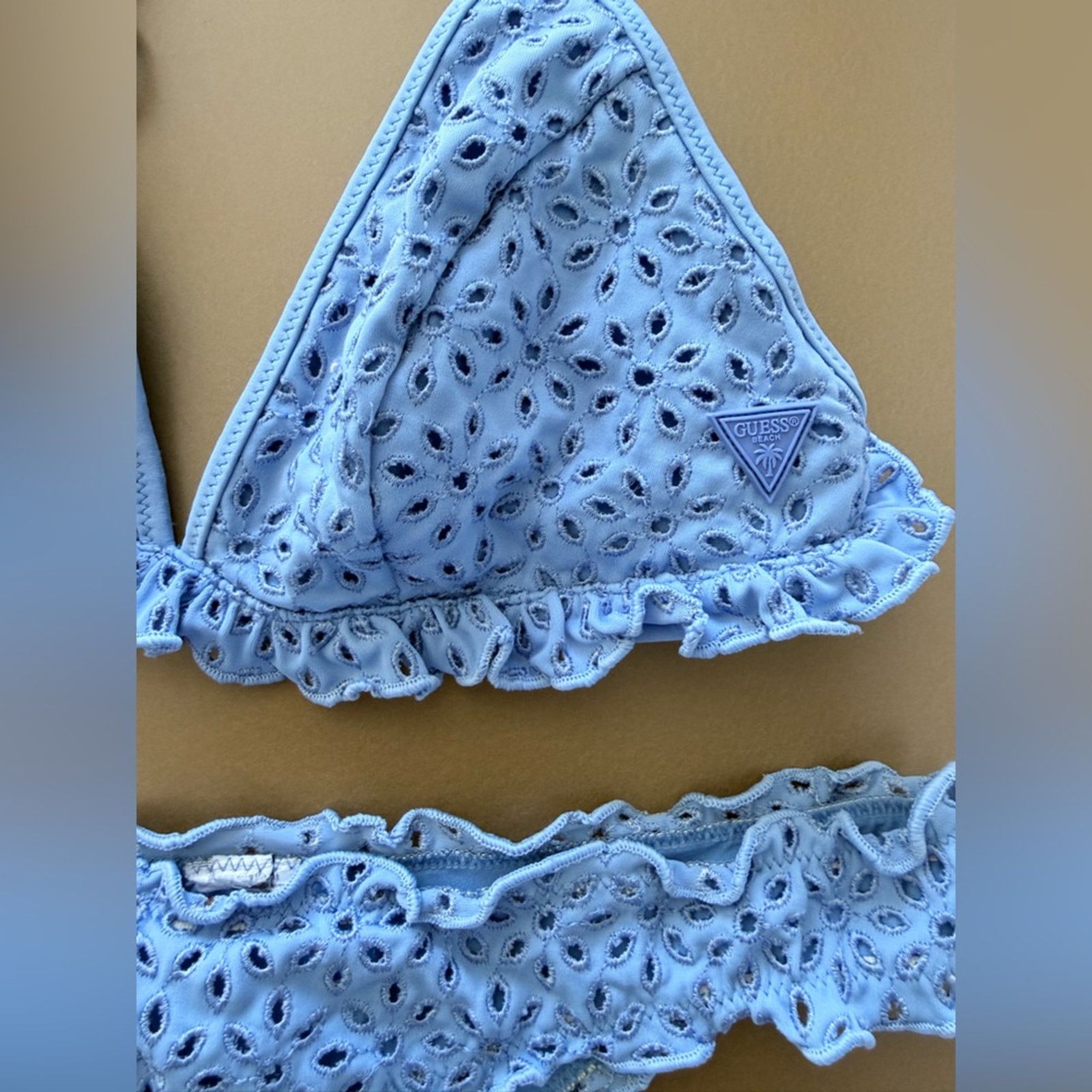 Guess New Guess Blue Bikini Swimwear Swimsuit 2 piece Set size S Size ONE SIZE - 10 Thumbnail