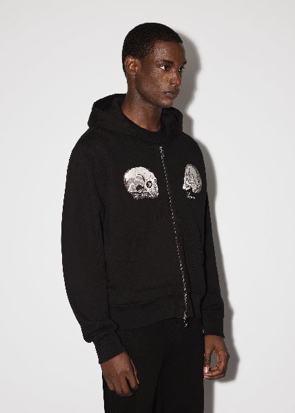 Amiri o1y0525 Logo Hoodie in Black Size US M / EU 48-50 / 2 - 4 Thumbnail