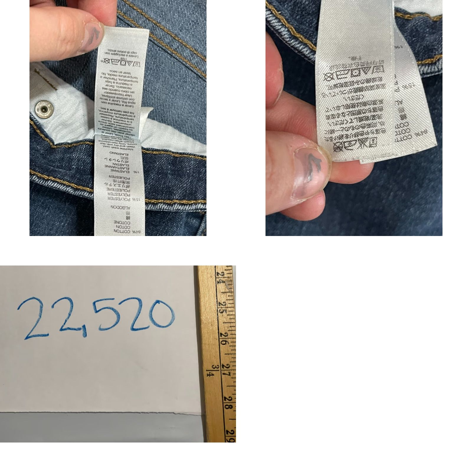 Gap Gap Jeans, Women's Size 12/31, Denim, Blue, Bootcut Fit, Pockets, Regular, Jeans, Women, 12/31R Size 34" / US 12 / IT 48 - 8 Thumbnail