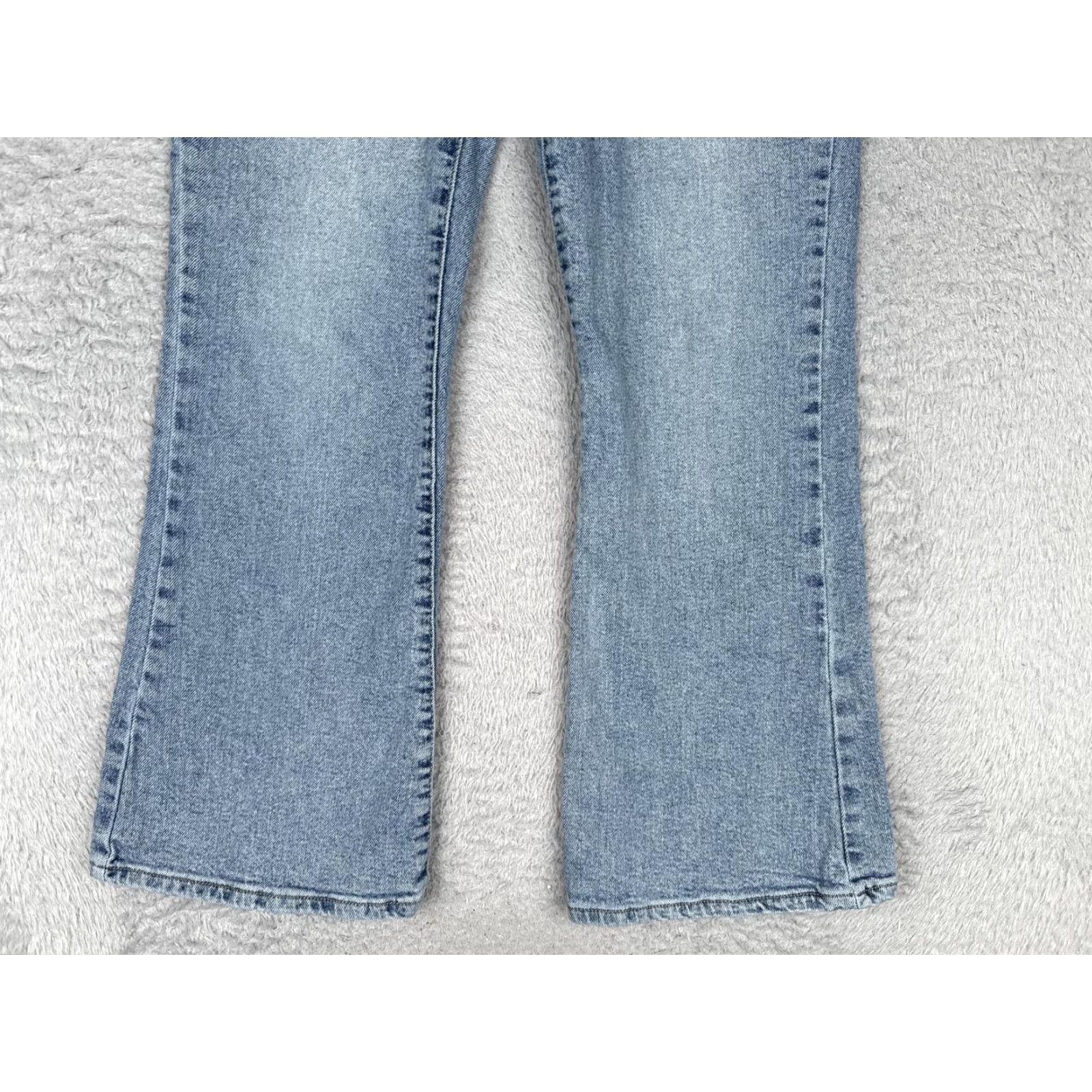 Rsq RSQ Low Rise Flare Jeans Womens 29 Blue Light Wash Stretch 5 Pocket 29x30 Jeans Size 29" - 2 Thumbnail