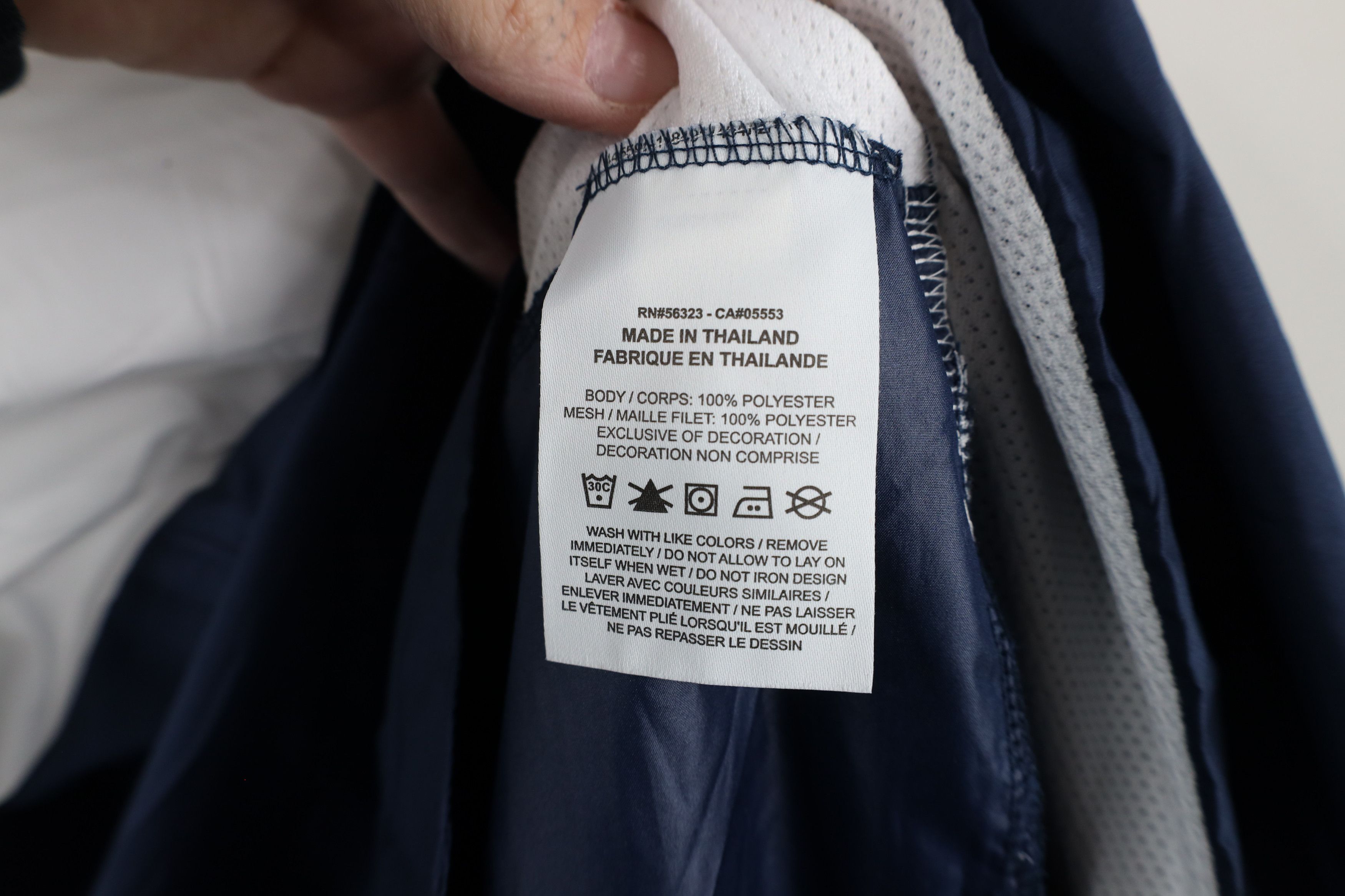 Nike × Vintage Nike University of Football Pullover Windbreaker Jacket Size ONE SIZE - 11 Thumbnail
