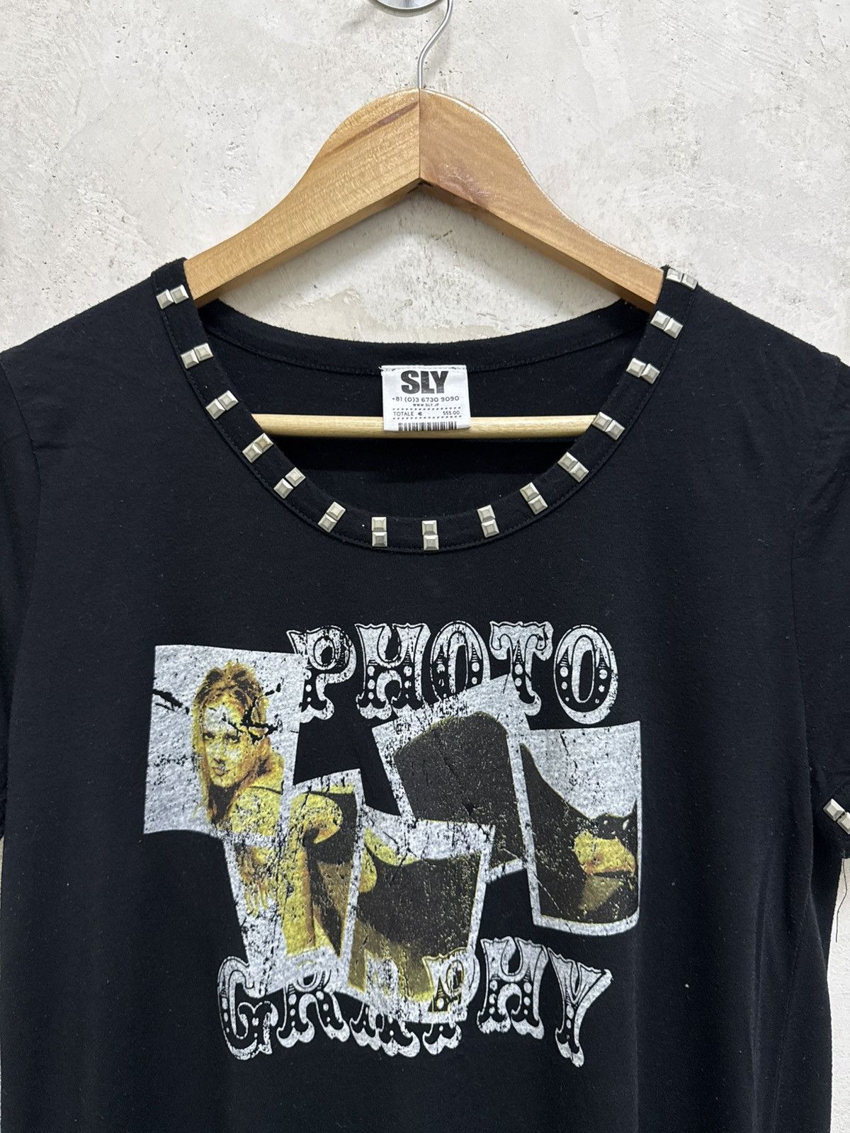 Hysteric Glamour SLY Studded hystericglamour style Grunge Tees Size S / US 4 / IT 40 - 2 Thumbnail