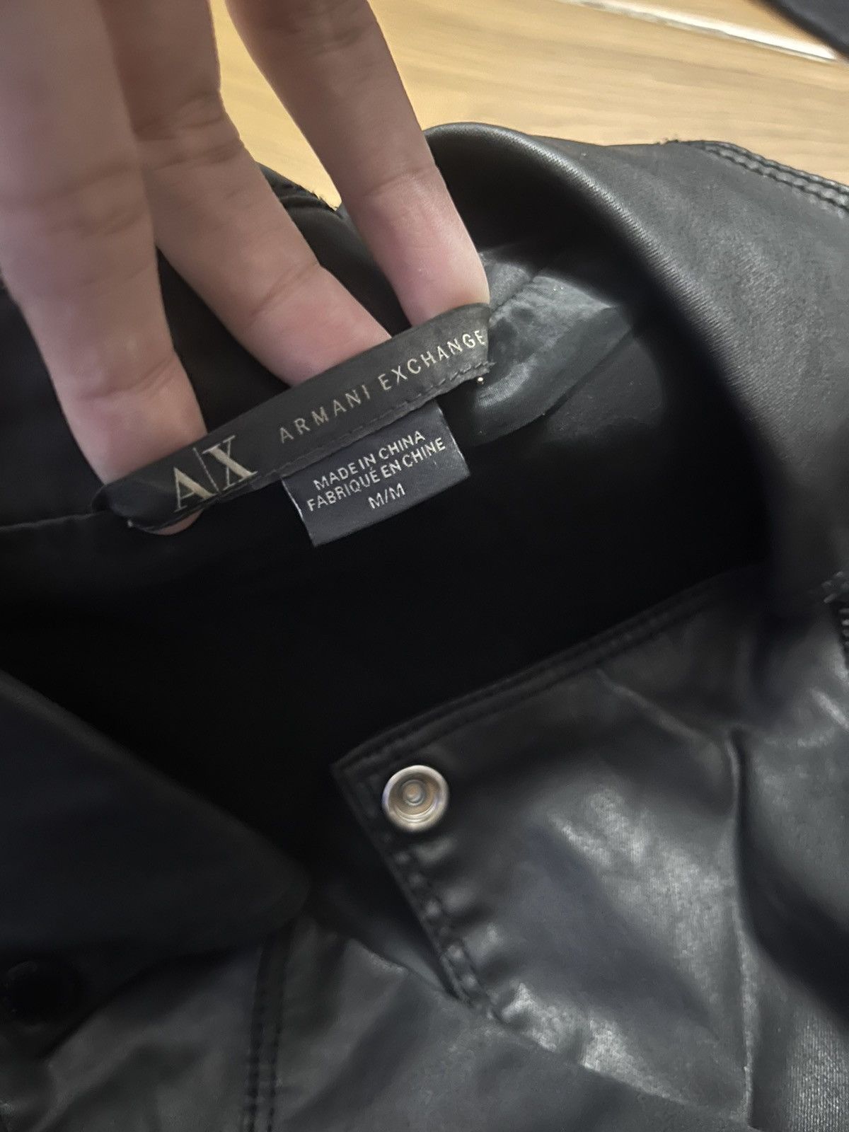 Armani Exchange 2000 Armani Exchange Biker Jacket Size US M / EU 48-50 / 2 - 4 Thumbnail