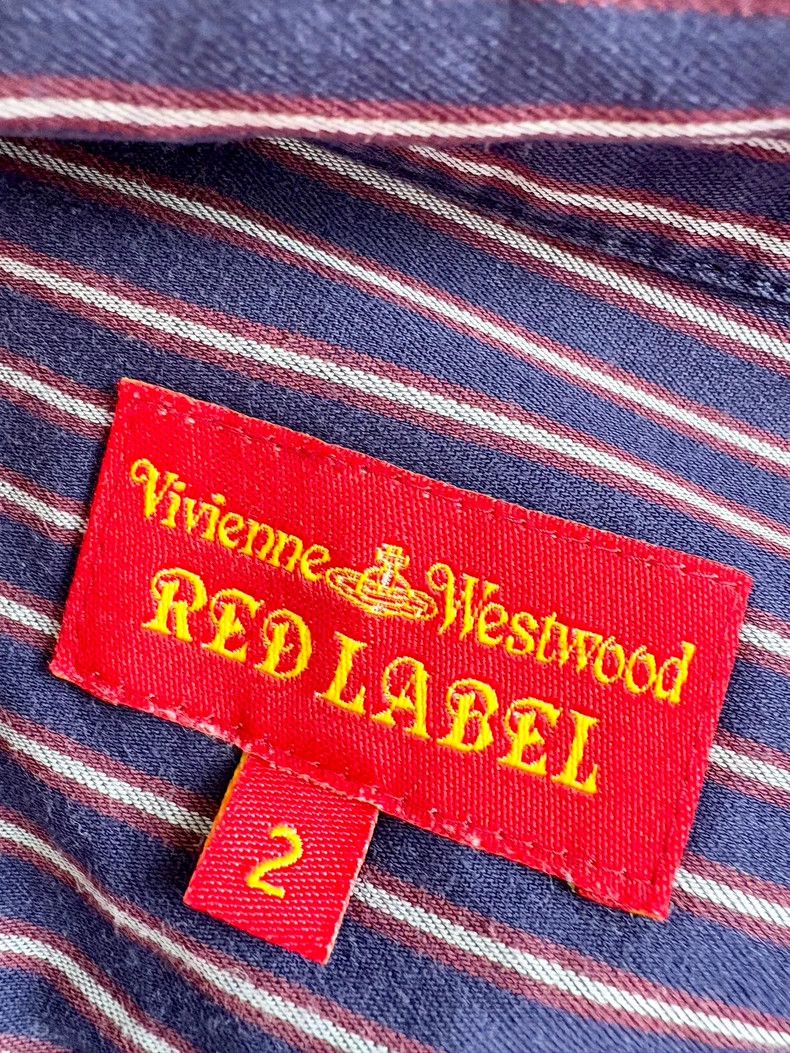 Vivienne Westwood Vivienne Westwood Blue and purple striped slanted collar s Size M / US 6-8 / IT 42-44 - 8 Thumbnail