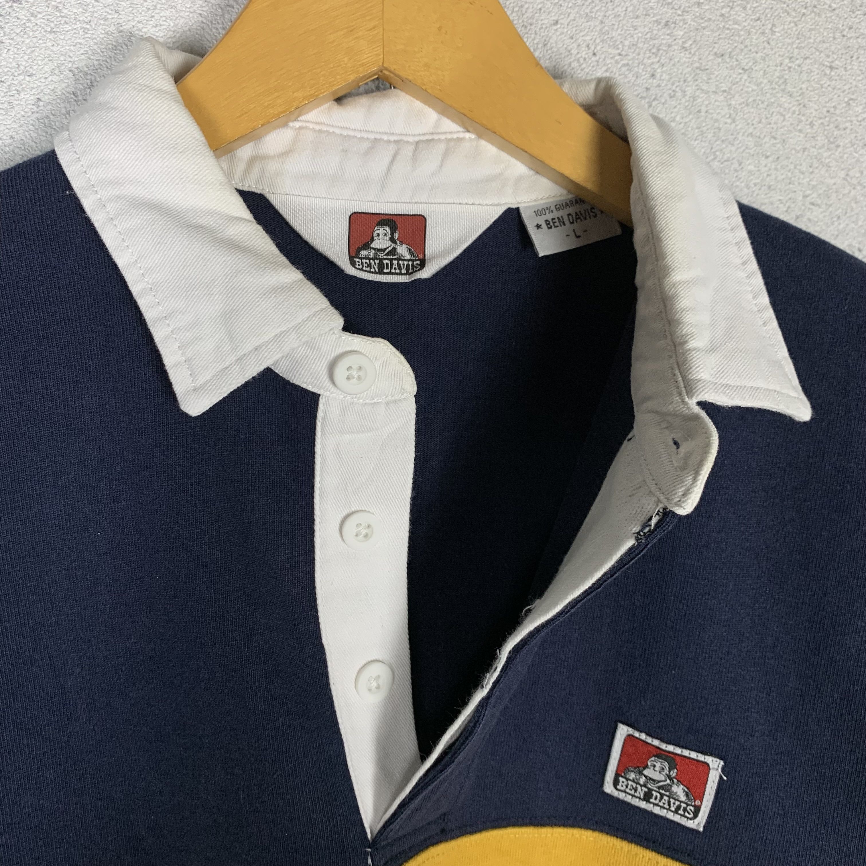 Ben Davis Ben Davis Rugby Polo Shirt Longsleeve Size US L / EU 52-54 / 3 - 5 Thumbnail