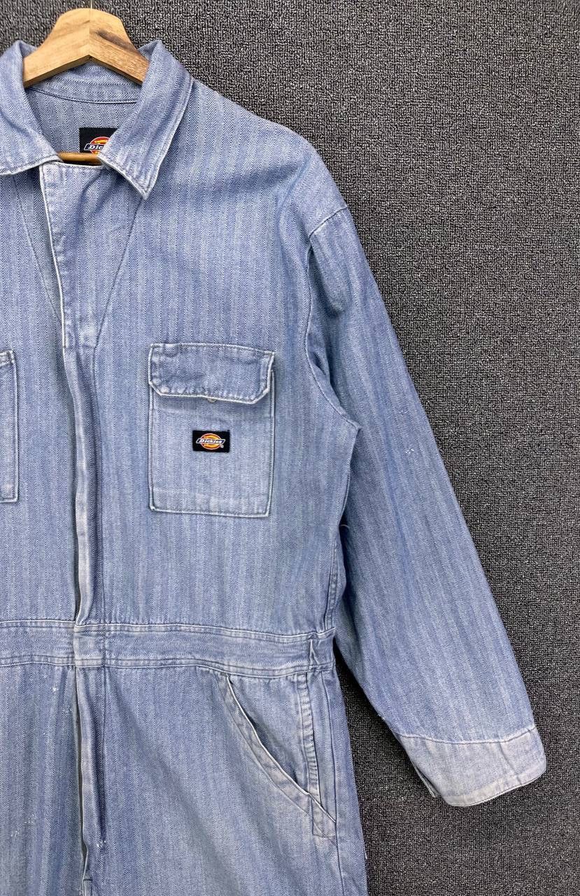 Dickies Vintage Dickies Rare Denim Overalls Jumpsuit Size US 39 - 3 Thumbnail