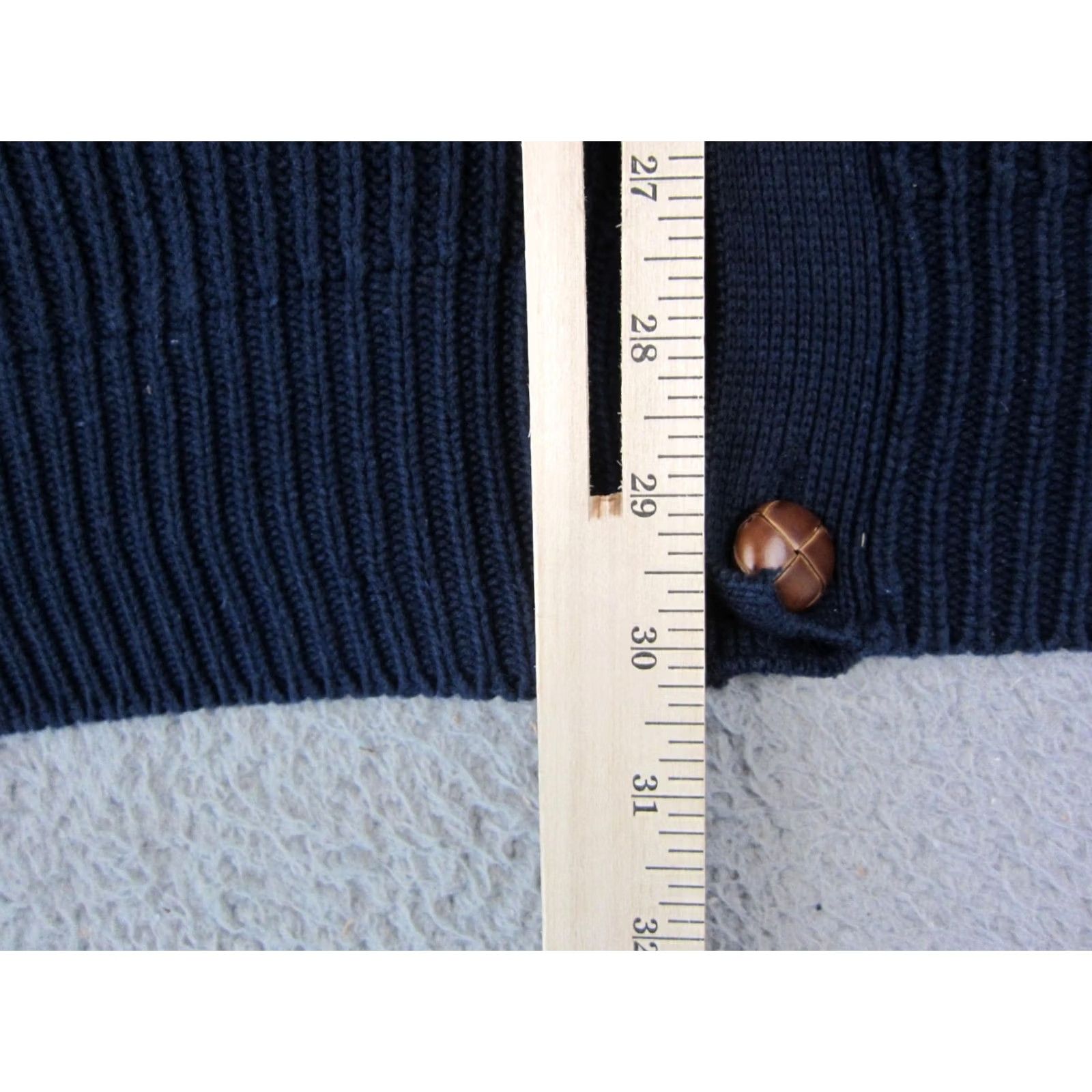 Eddie Bauer Eddie Bauer Cardigan Sweater Mens XL Blue Knit V-Neck Pocketed Ribbed Casual 80s 90s Outdoor Loose Vintage? Size US XL / EU 56 / 4 - 6 Thumbnail
