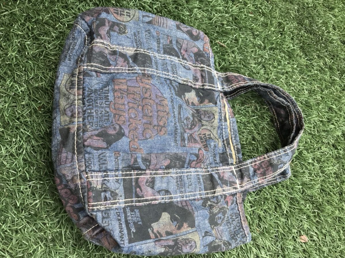 Hysteric Glamour RARE Vintage Hysteric Glamour denim Mini Tote Bag Size ONE SIZE - 2 Thumbnail