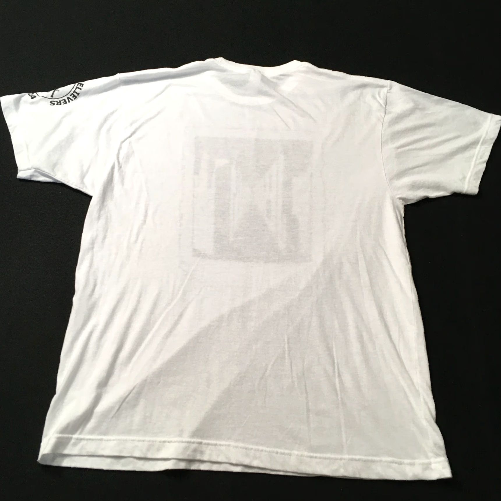Tultex JESUS SAVES T-Shirt XL White Double Sided Heaven Graphic Tee Unisex Adults Mens Womens Size US XL / EU 56 / 4 - 8 Thumbnail