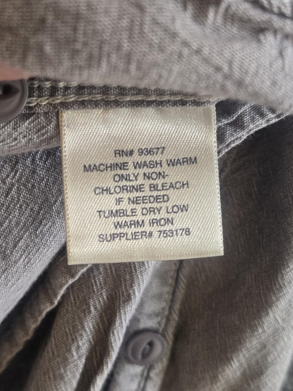 St. Johns Bay 90s Vintage 100% Cotton Gray Work Shirt M Long-sleeve Rugged Size US M / EU 48-50 / 2 - 5 Thumbnail