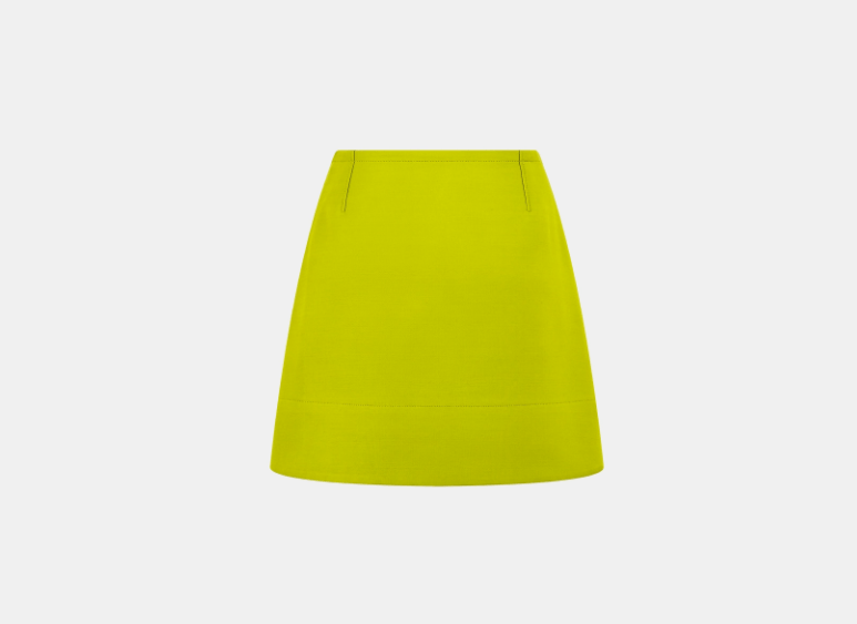 Dior o1w1db11225 451J11 Short Skirt in Green Size 27" / US 4 / IT 40 - 2 Thumbnail
