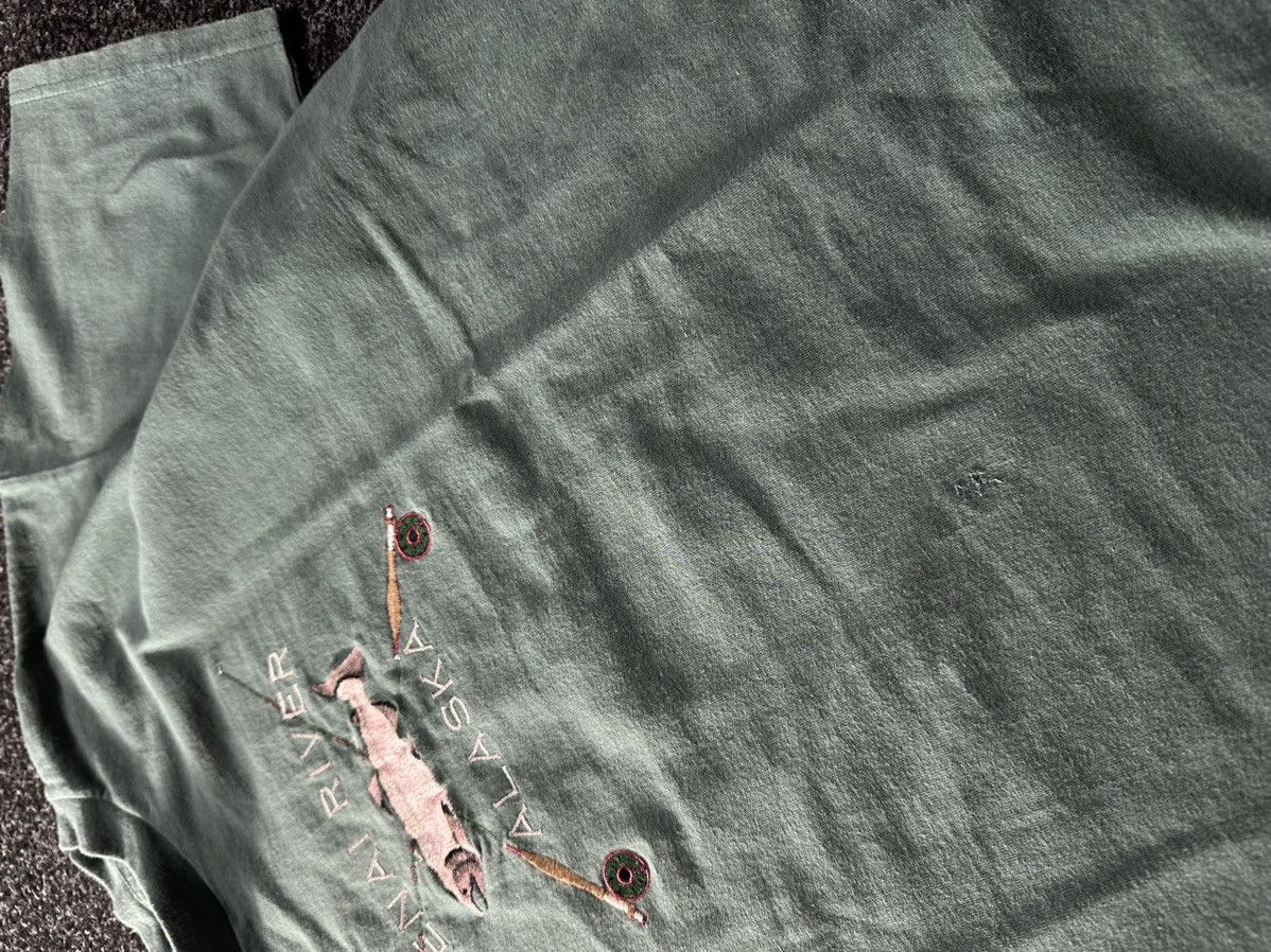 Vintage 🚨Vintage Alaska KENAI RIVER Big Print Made in USA T-Shirt Size US L / EU 52-54 / 3 - 6 Thumbnail