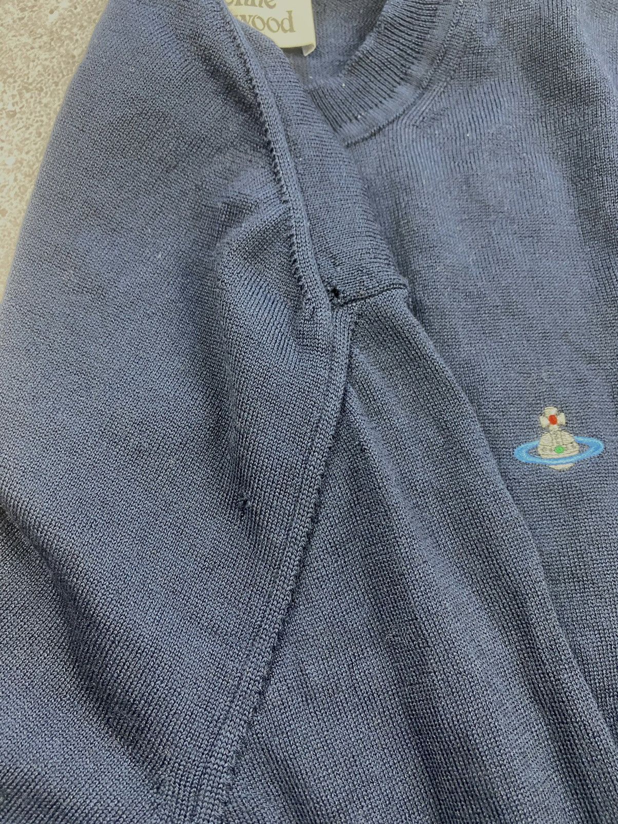 Vintage Vivienne Westwood Lana Wool distressed Sweater crew neck Size US M / EU 48-50 / 2 - 6 Thumbnail
