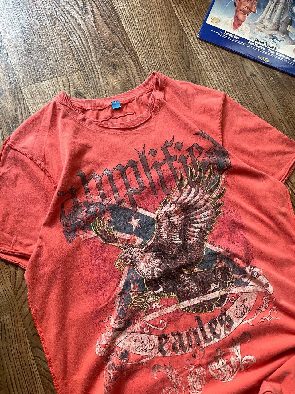 Vintage Vintage Avant Garde Affliction Style T-Shirt Japanese Y2K Size US XL / EU 56 / 4 - 3 Thumbnail