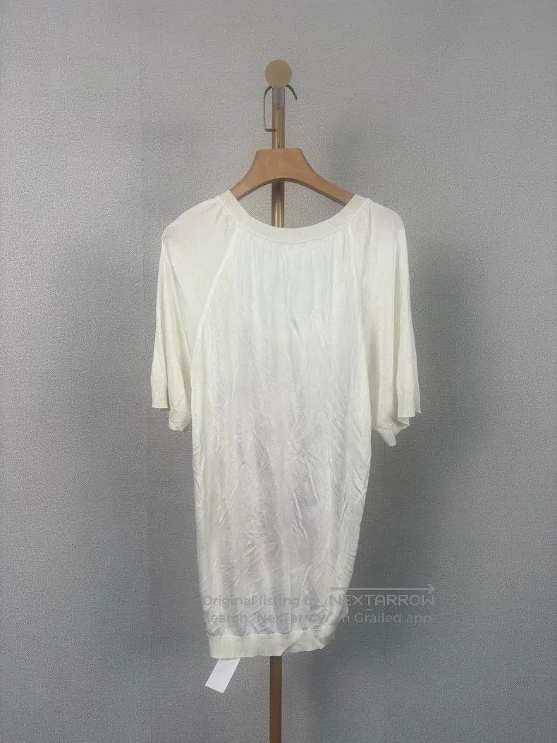 Hermes Hermes Short-sleeved silk top Size S / US 4 / IT 40 - 2 Thumbnail