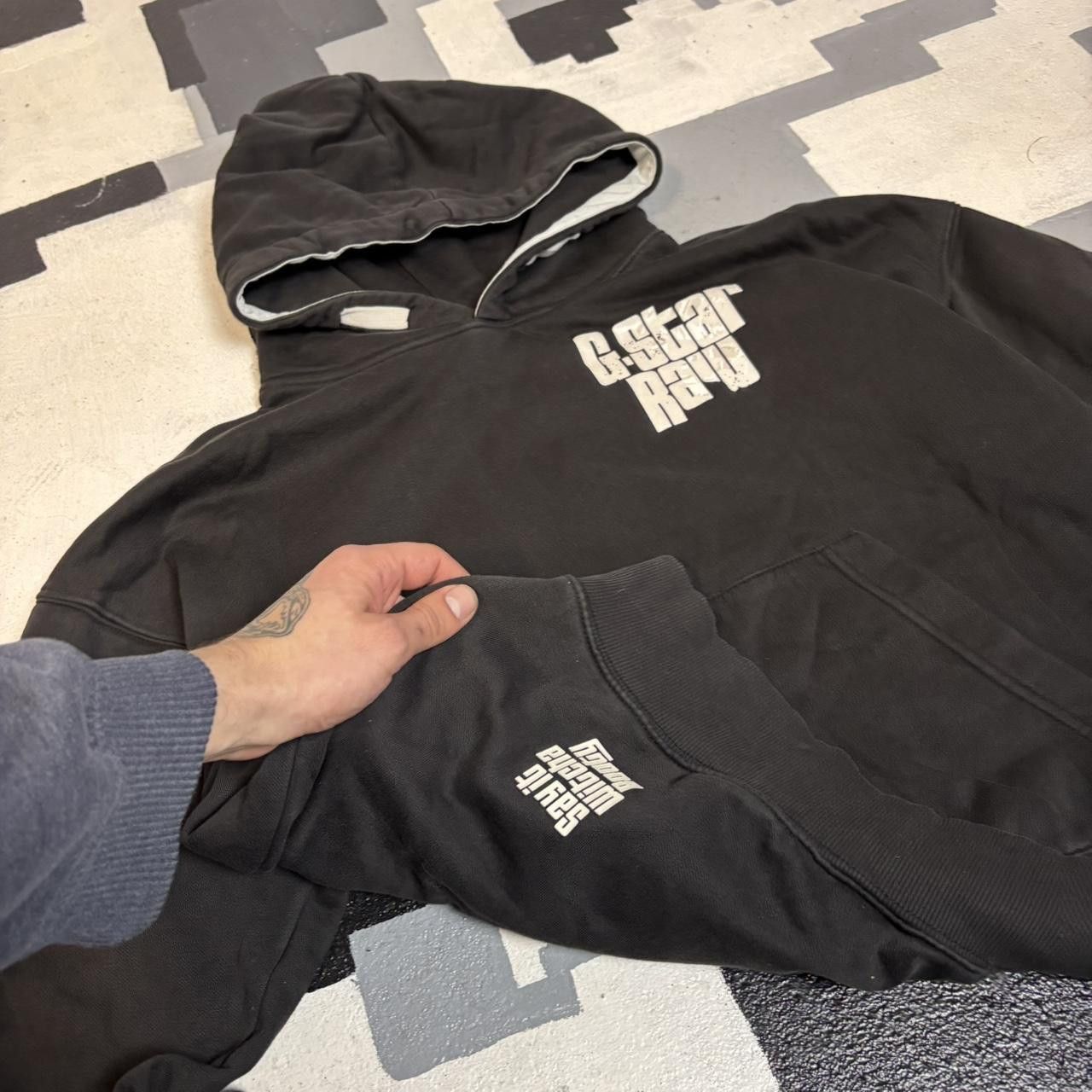 G-Star × Japanese Brand × Vintage G-Star Raw hoodie Size US L / EU 52-54 / 3 - 5 Thumbnail
