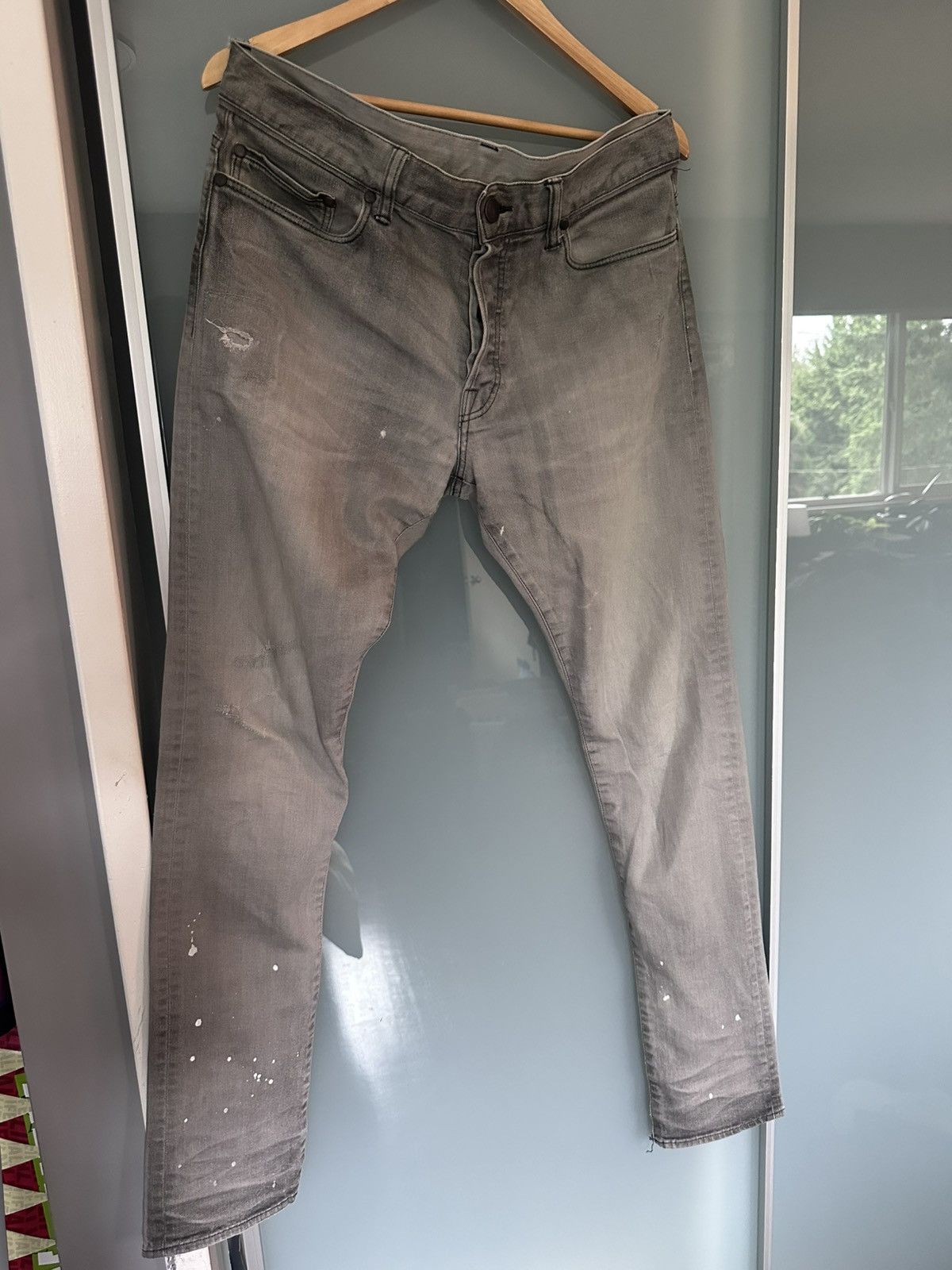 John Elliott Cast 2 Scarab Washed Gray Size US 31 - 2 Thumbnail