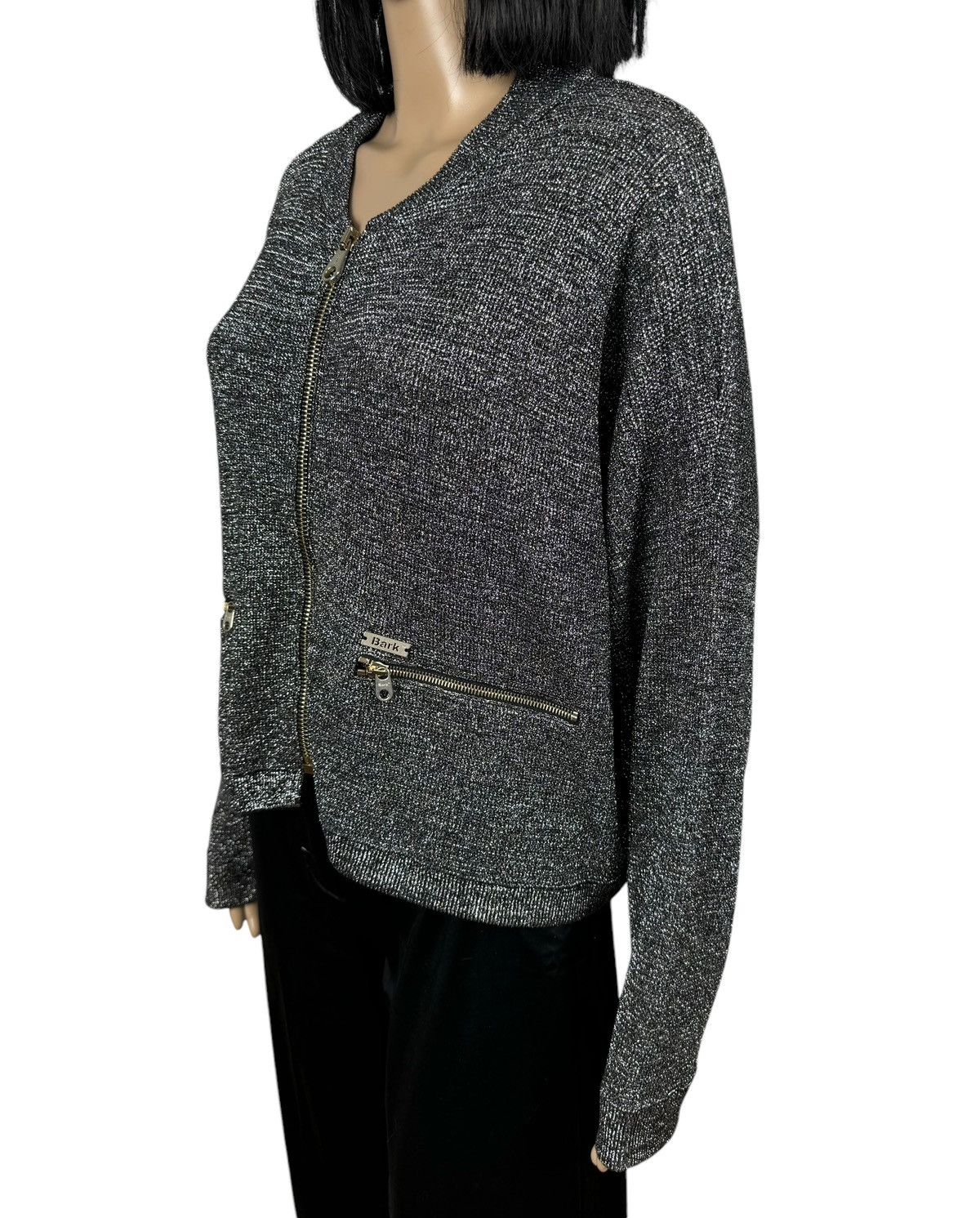Bark Bark Italy Zip Knit Jacket Viscose size XS Size XS / US 0-2 / IT 36-38 - 4 Thumbnail