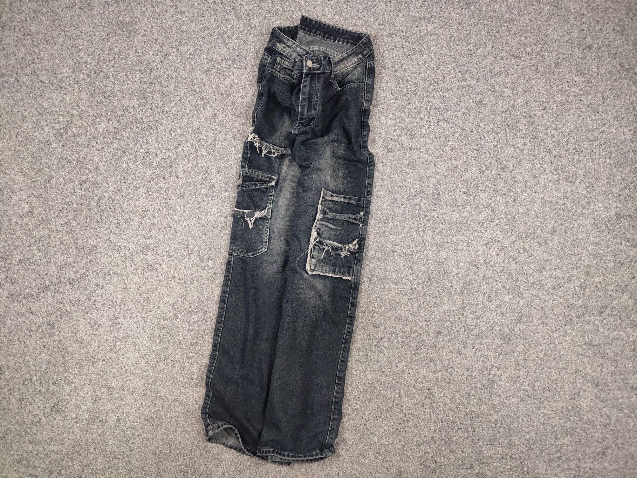 Hysteric Glamour Vtg Japan If six was nine l.g.b Style Cargo Denim Jeans Size US 32 / EU 48 - 3 Thumbnail