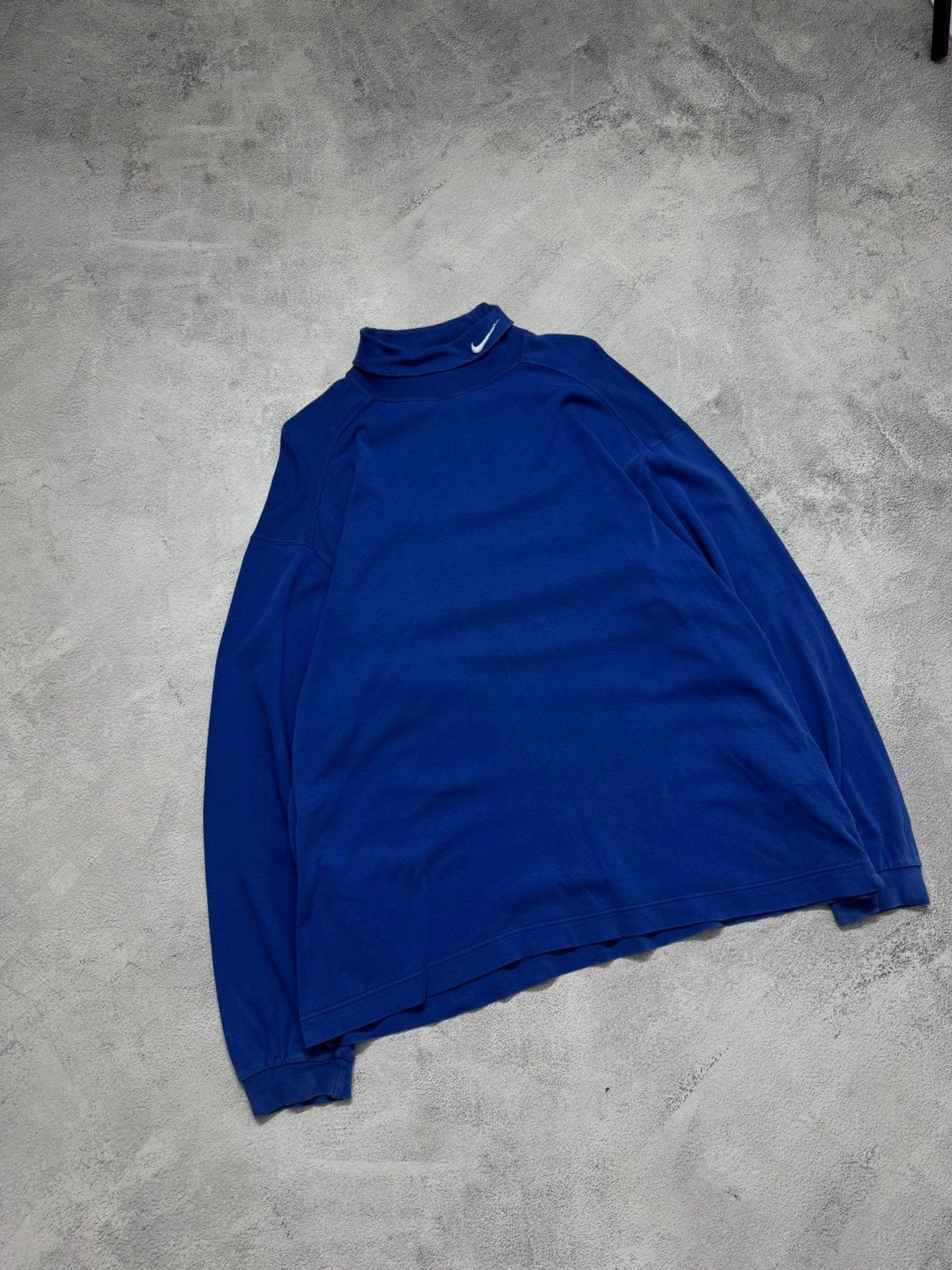 Nike Vintage Y2K Nike Long Sleeve Mini Swoosh 90’s Size US L / EU 52-54 / 3 - 5 Thumbnail