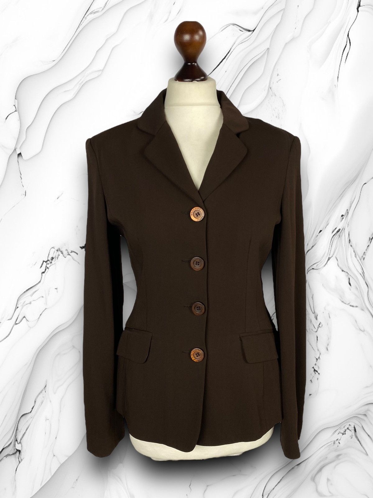 Designer × Moschino Moschino Italy Designer Brown Blazer Jacket Size M / US 6-8 / IT 42-44 - 1 Thumbnail
