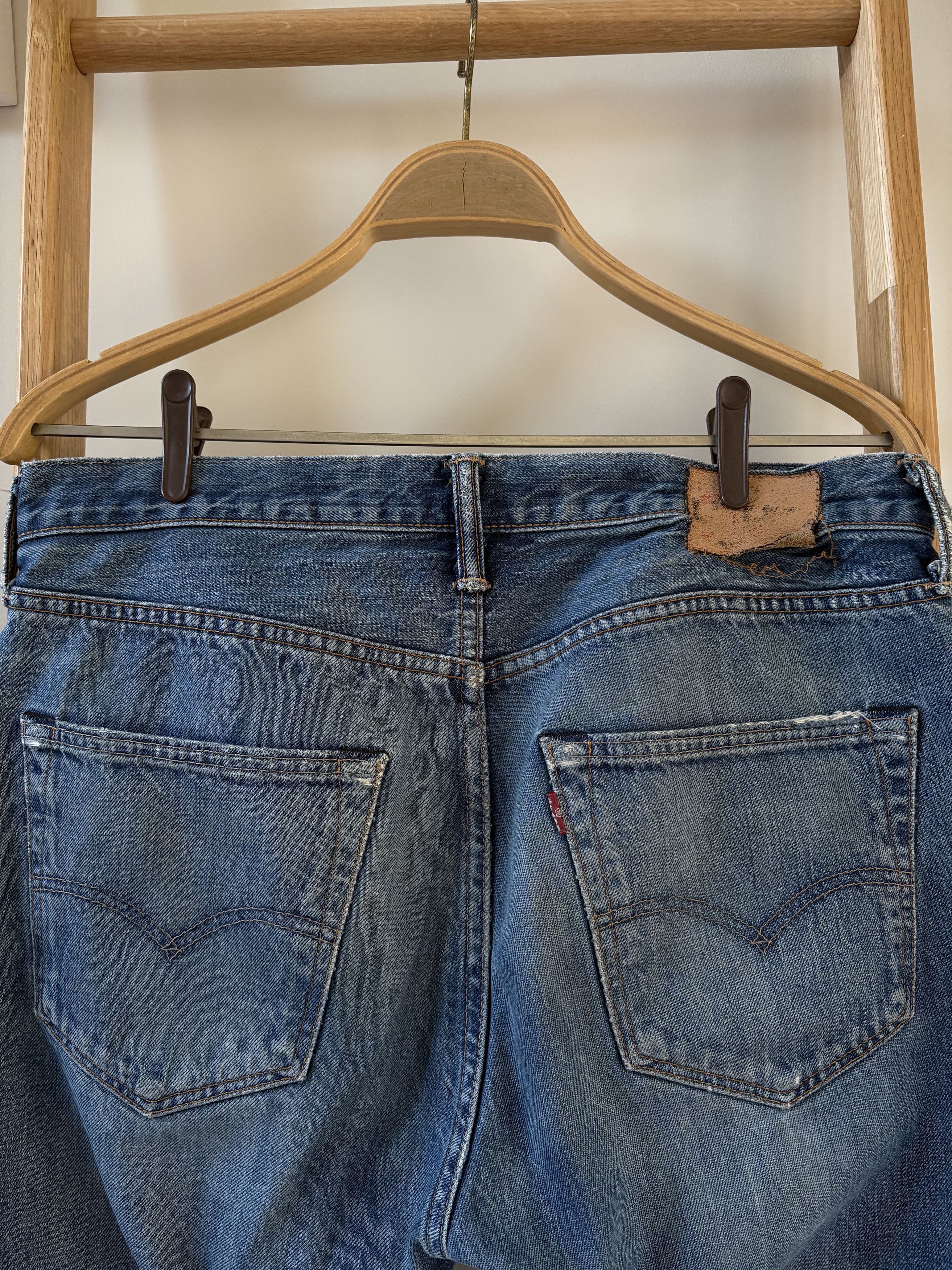 Levi's × Vintage Levi's Vintage Distressed Jeans Size US 33 - 3 Thumbnail