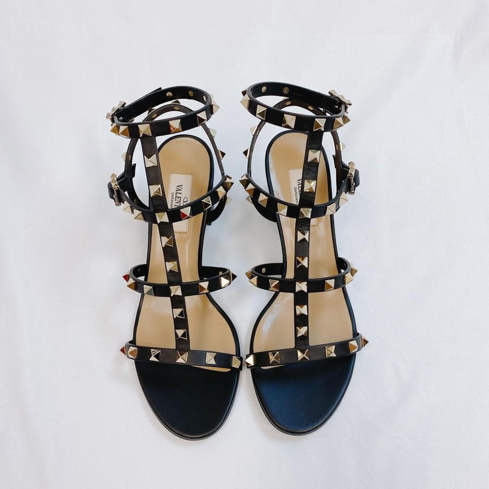 Valentino Valentino Garavani Rockstud 60 leather chunky heels 40 Size US 10 / IT 40 - 7 Thumbnail