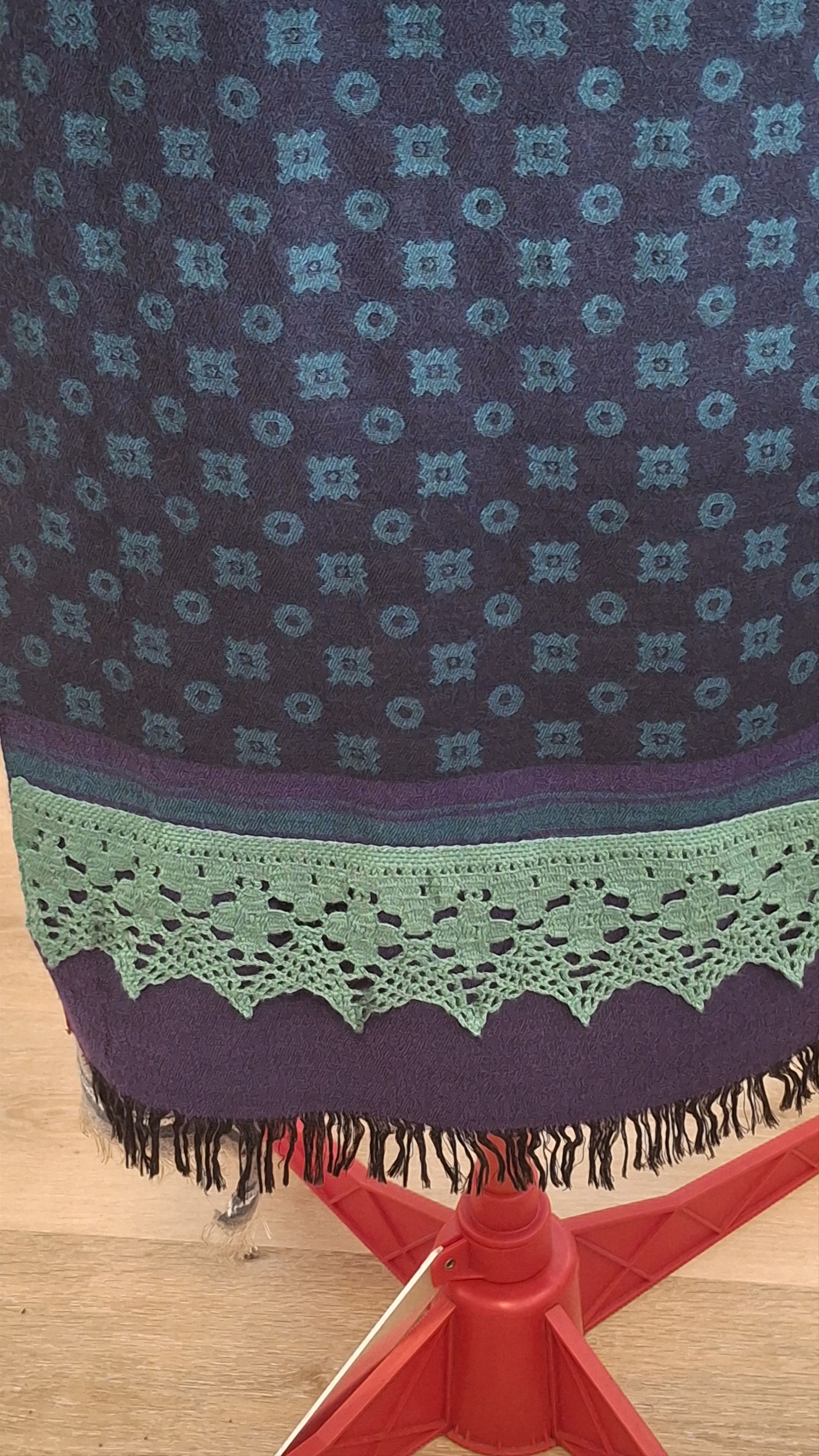 Vintage Artisanal Upcycled Wrap Skirt Size 30" / US 8 / IT 44 - 9 Thumbnail