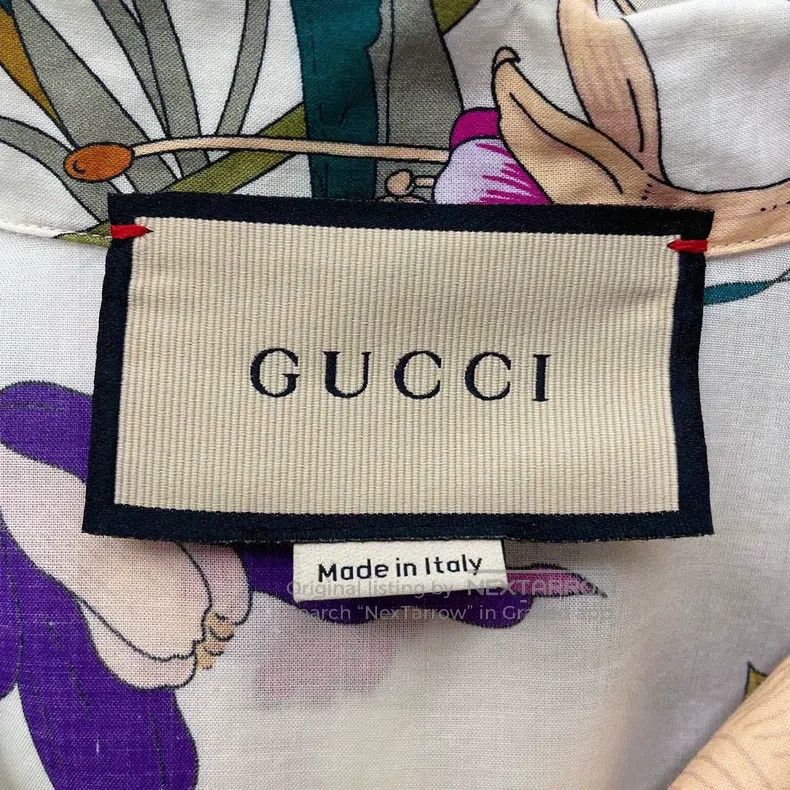 Gucci Gucci Floral shirt with short sleeves Size US S / EU 44-46 / 1 - 5 Thumbnail