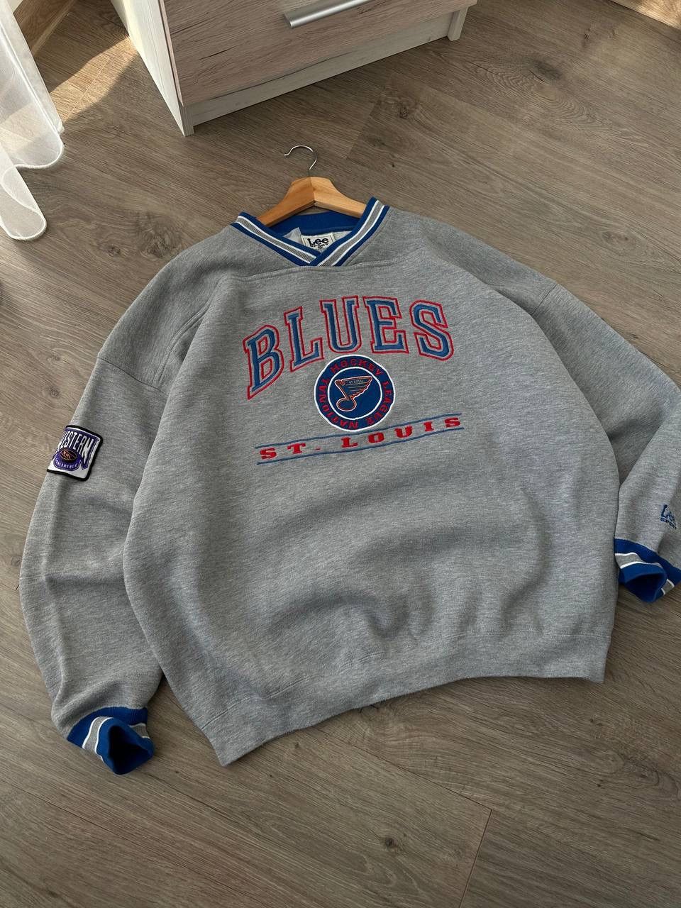 Japanese Brand × Vintage Vintage Blues St.Louis Gray Lee Sports Sweatshirt Size US L / EU 52-54 / 3 - 4 Thumbnail