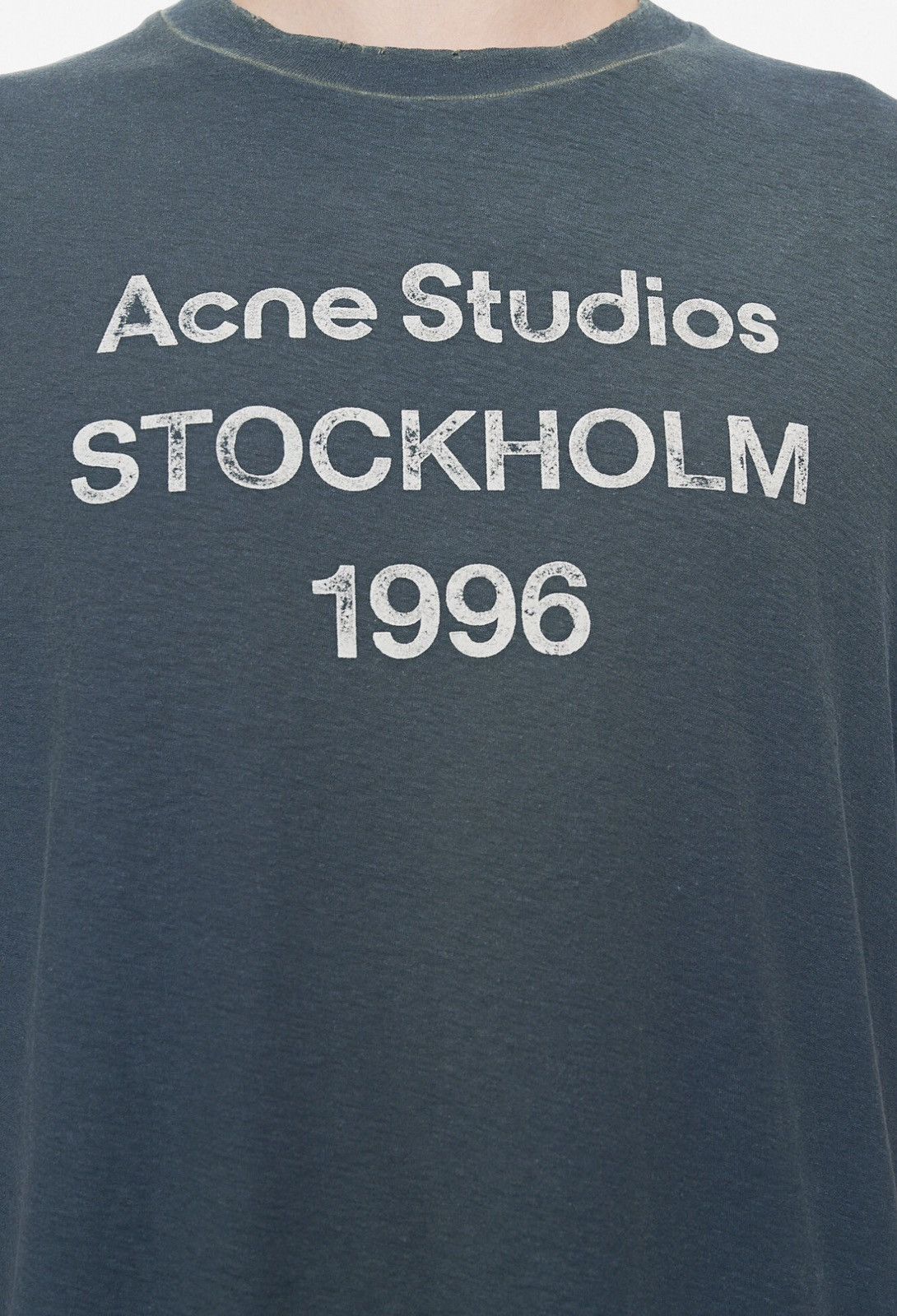 Acne Studios Acne Studios Stockholm 1996 Distressed T-Shirt Size US XL / EU 56 / 4 - 3 Thumbnail