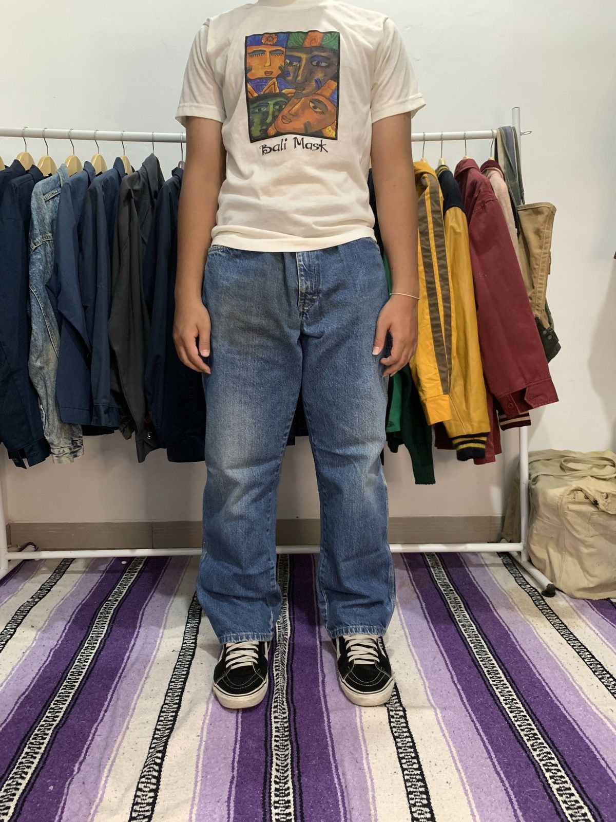 Dickies 1990s Dickies - Vintage Carpenter Pants Denim Baggy Wide Size US 36 / EU 52 - 5 Thumbnail