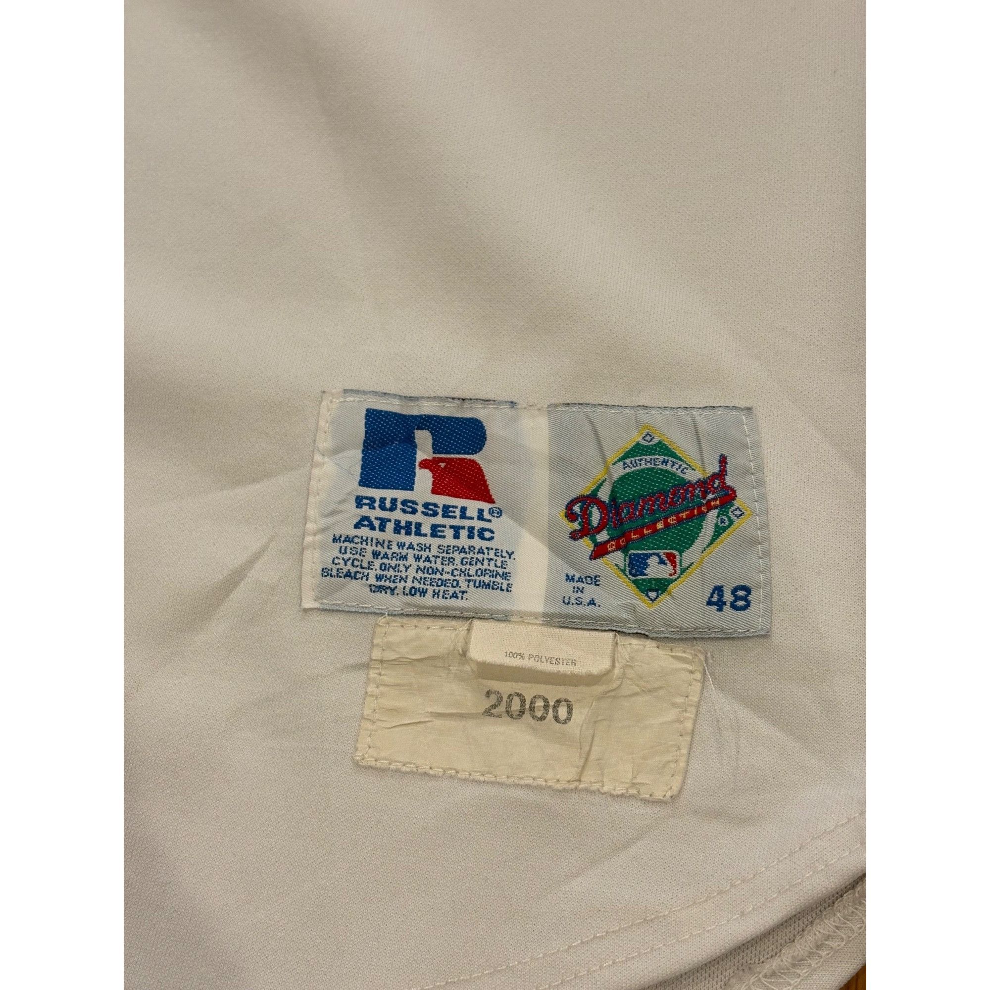Russell Athletic Game Worn Russell Athletic 2000 Seattle Mariners Mike Camero Size US XL / EU 56 / 4 - 7 Thumbnail