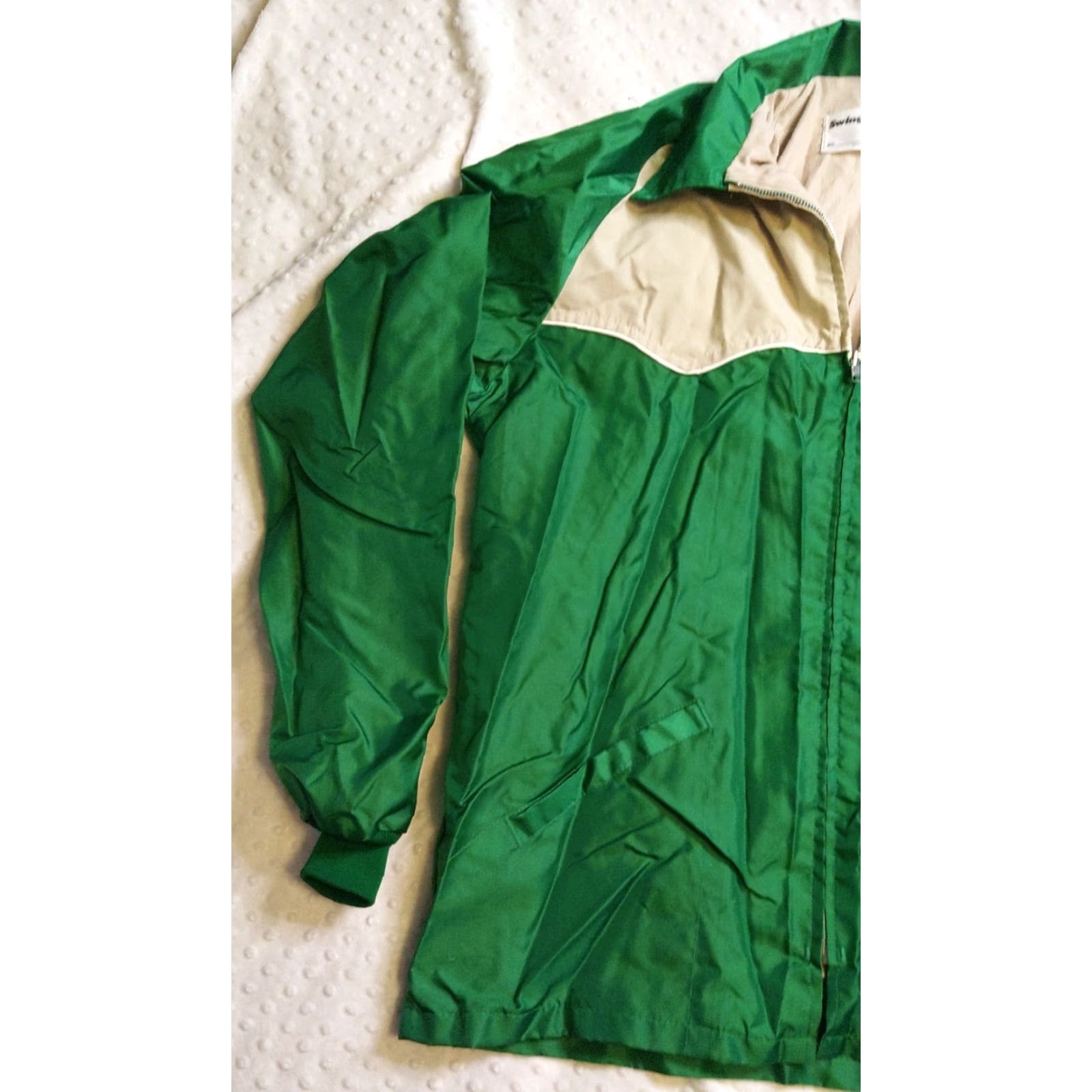 Vintage VINTAGE Swingster Jacket XL Green Tan Lightweight Zip USA Swingster Green Tan Lightweight Jacket XL USA Size US XL / EU 56 / 4 - 3 Thumbnail