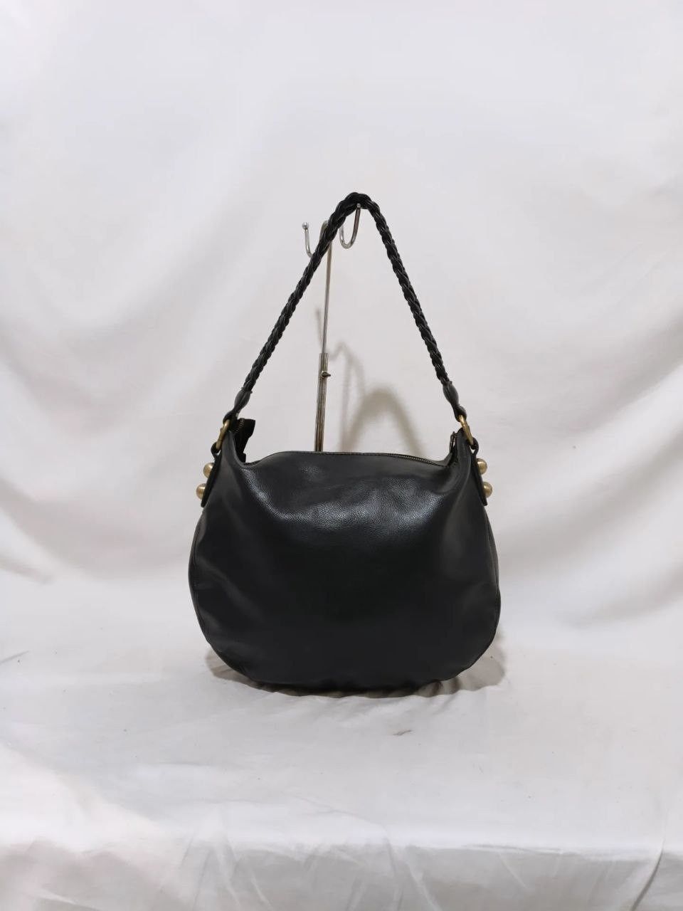 Mulberry Mulberry Daria Soft Leather Black Hobo Bag Size ONE SIZE - 6 Thumbnail