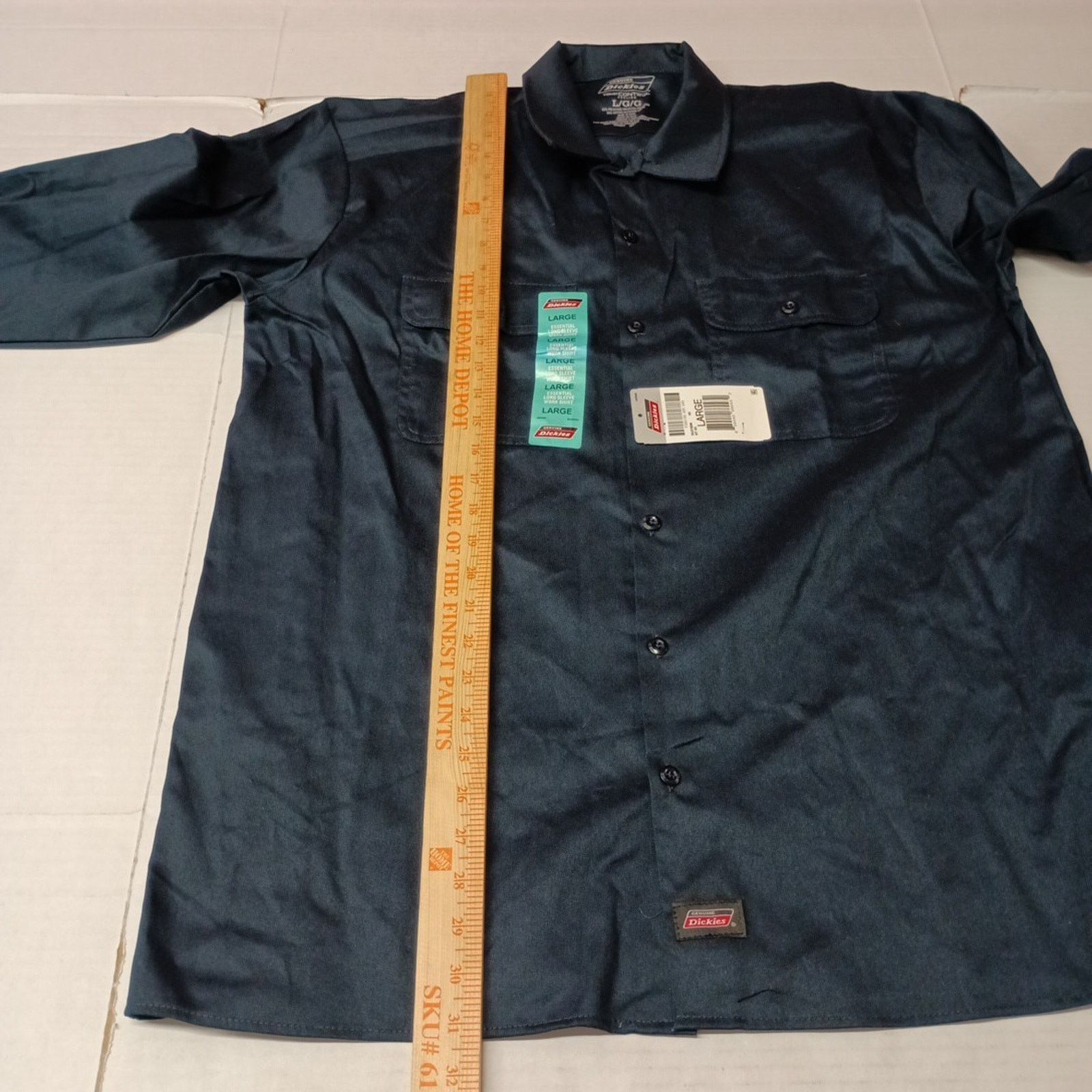 Dickies Dickies Essential Work Shirt Men Size L Blue Temp Control Size US L / EU 52-54 / 3 - 6 Thumbnail