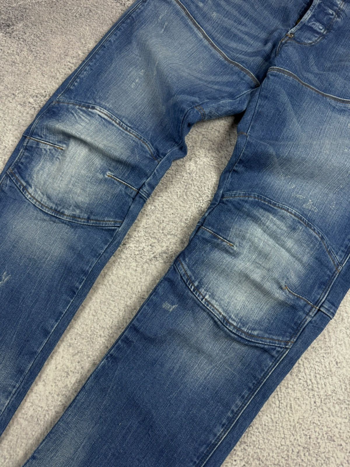 G-Star G STAR RAW 5620 3D Slim Blue Jeans Size US 32 / EU 48 - 5 Thumbnail