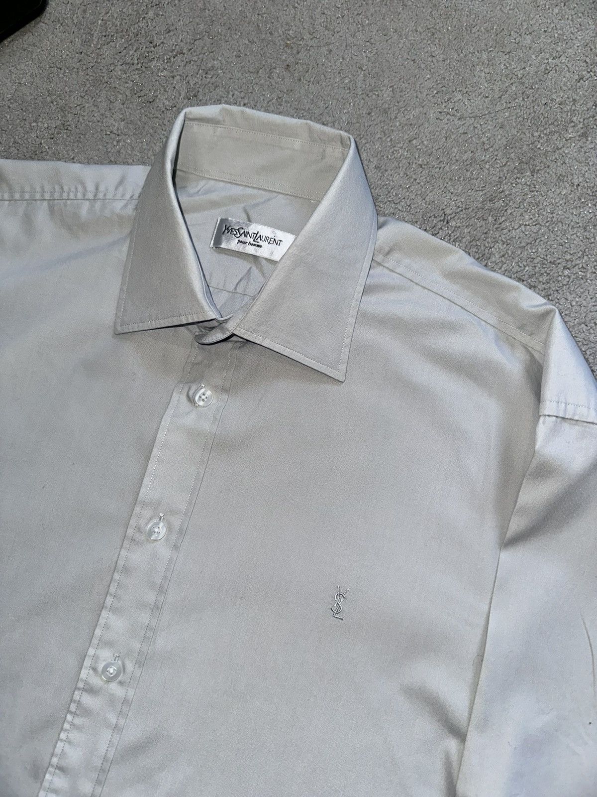 Yves Saint Laurent Yves Saint Laurent Vintage Shirt Designer Size US XL / EU 56 / 4 - 5 Thumbnail