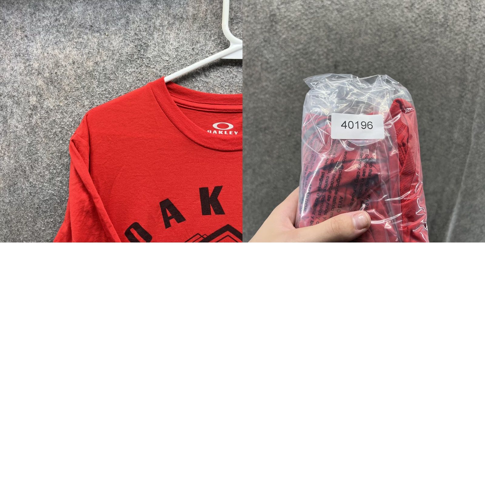 Oakley Oakley Shirt Mens Medium Red Hydrolix Logo Graphic Tee Tagless Sports Active Size US M / EU 48-50 / 2 - 8 Thumbnail