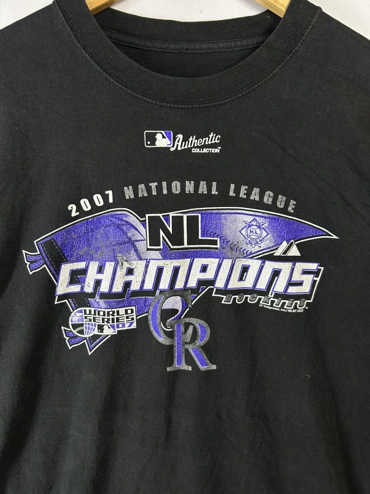 MLB × NFL × Vintage Vintage 2007 MLB National League World Series Championship Size US L / EU 52-54 / 3 - 3 Thumbnail