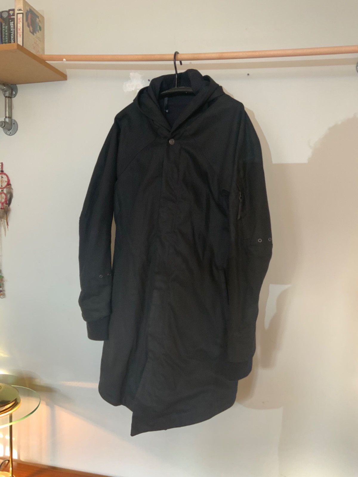 image of 11 By Boris Bidjan Saberi Coat in Black, Men's (Size Medium)