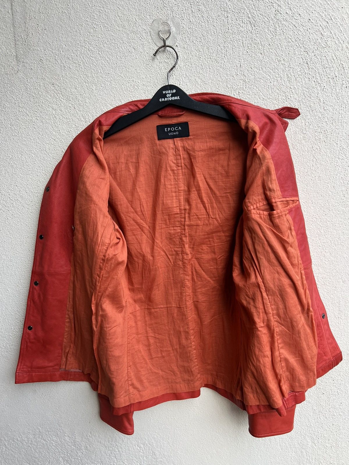 Leather Epoca Uomo Japan Patina Sheep Leather Four Pocket Shirt Size US M / EU 48-50 / 2 - 18 Thumbnail