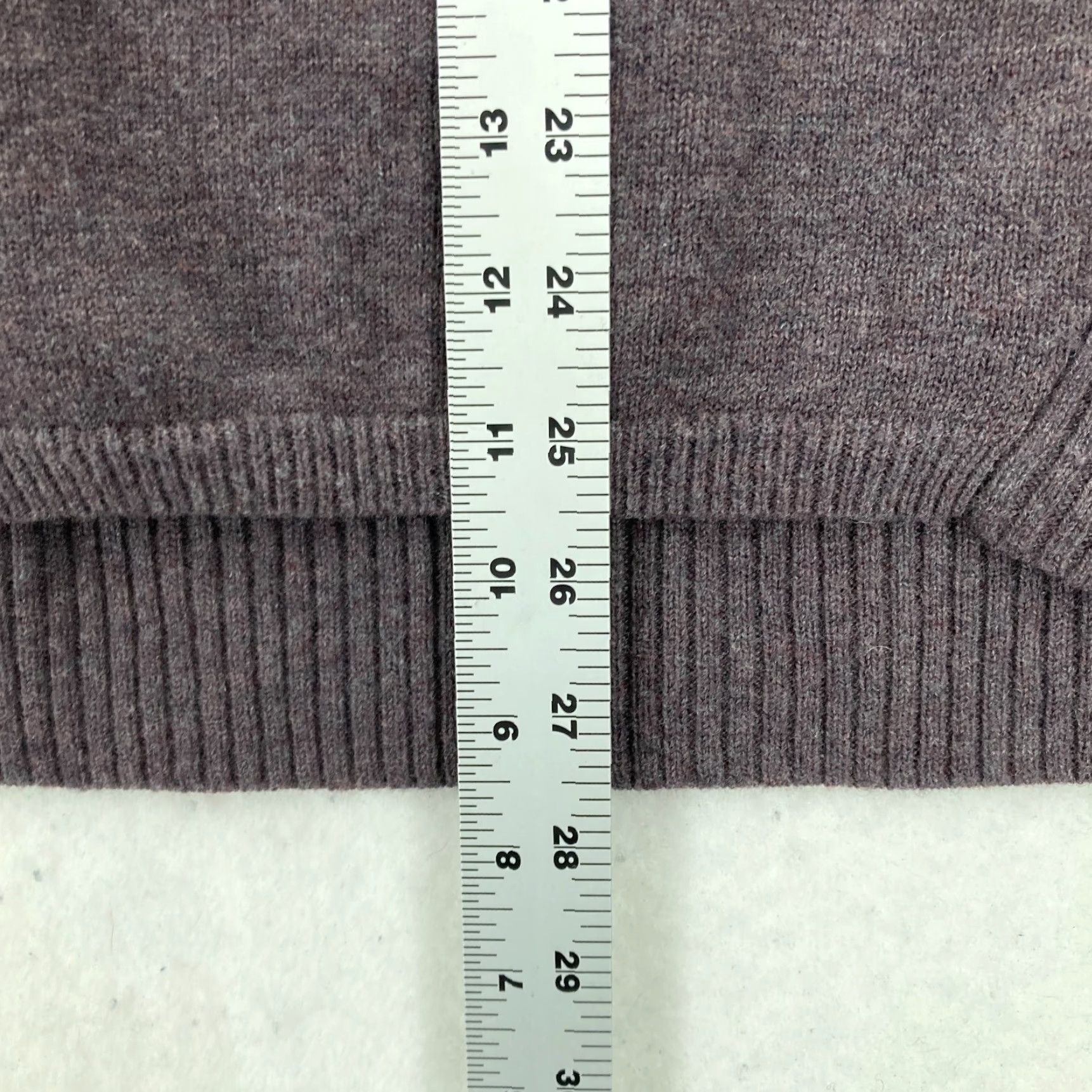 Athleta Athleta Merino Wool Nopa Sweater Women's XS Purple Boho Ribbed Sleeves Pullover Casual Knit Shirt Size XS / US 0-2 / IT 36-38 - 7 Thumbnail
